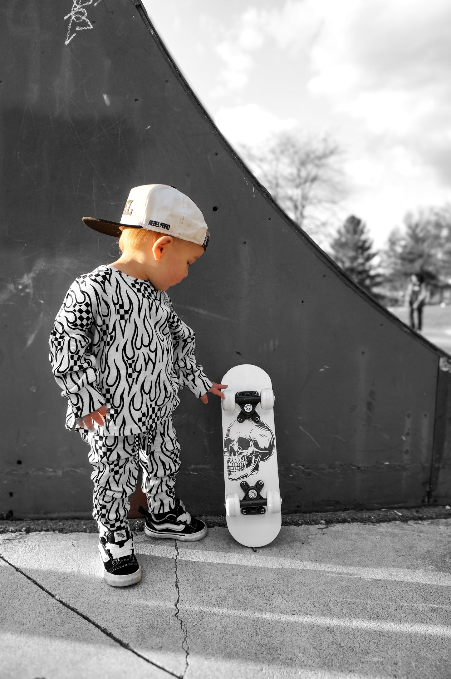 Organic Ribbed Set in Full Throttle