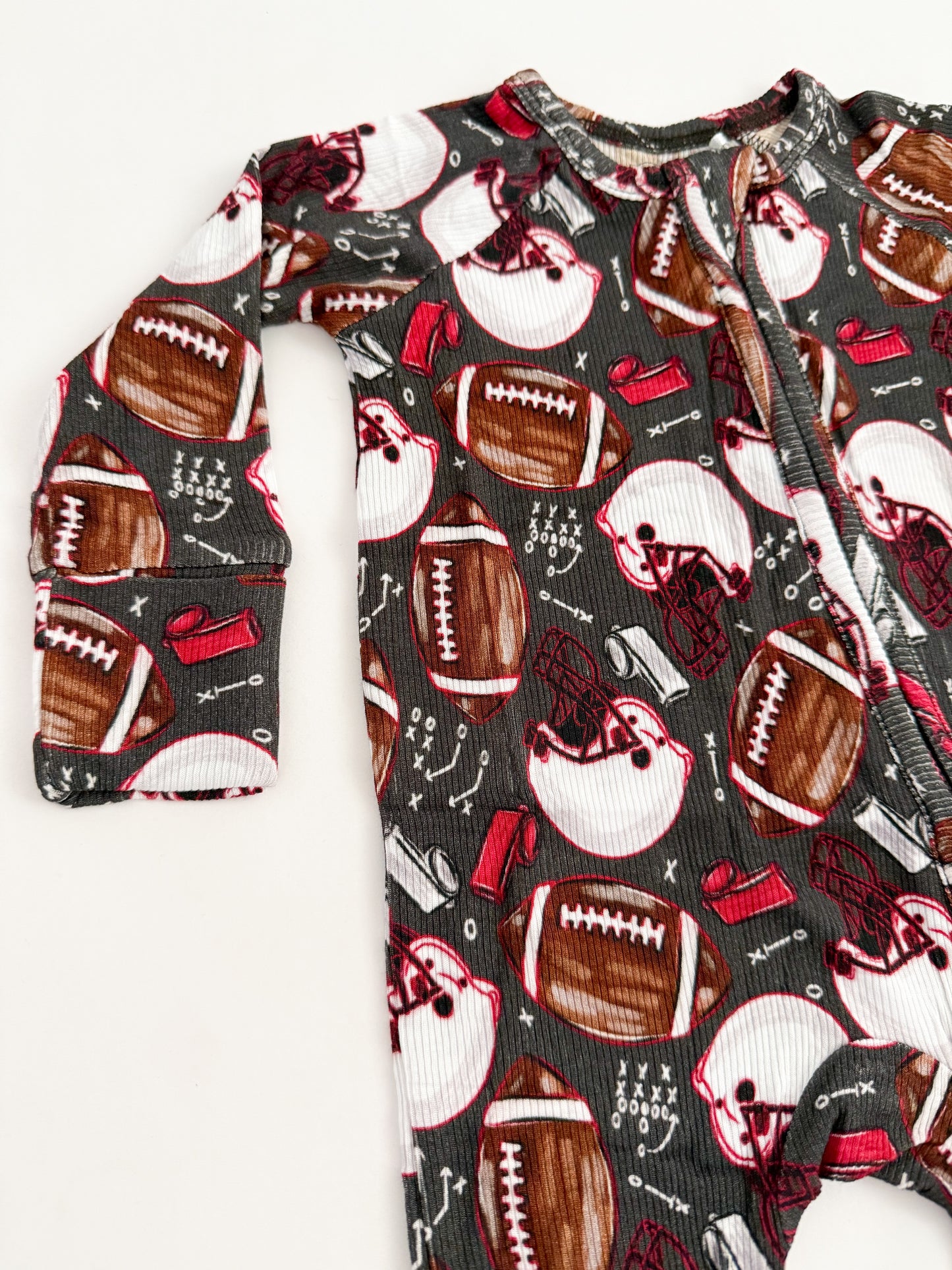 TOUCHDOWN | ZIP ROMPER