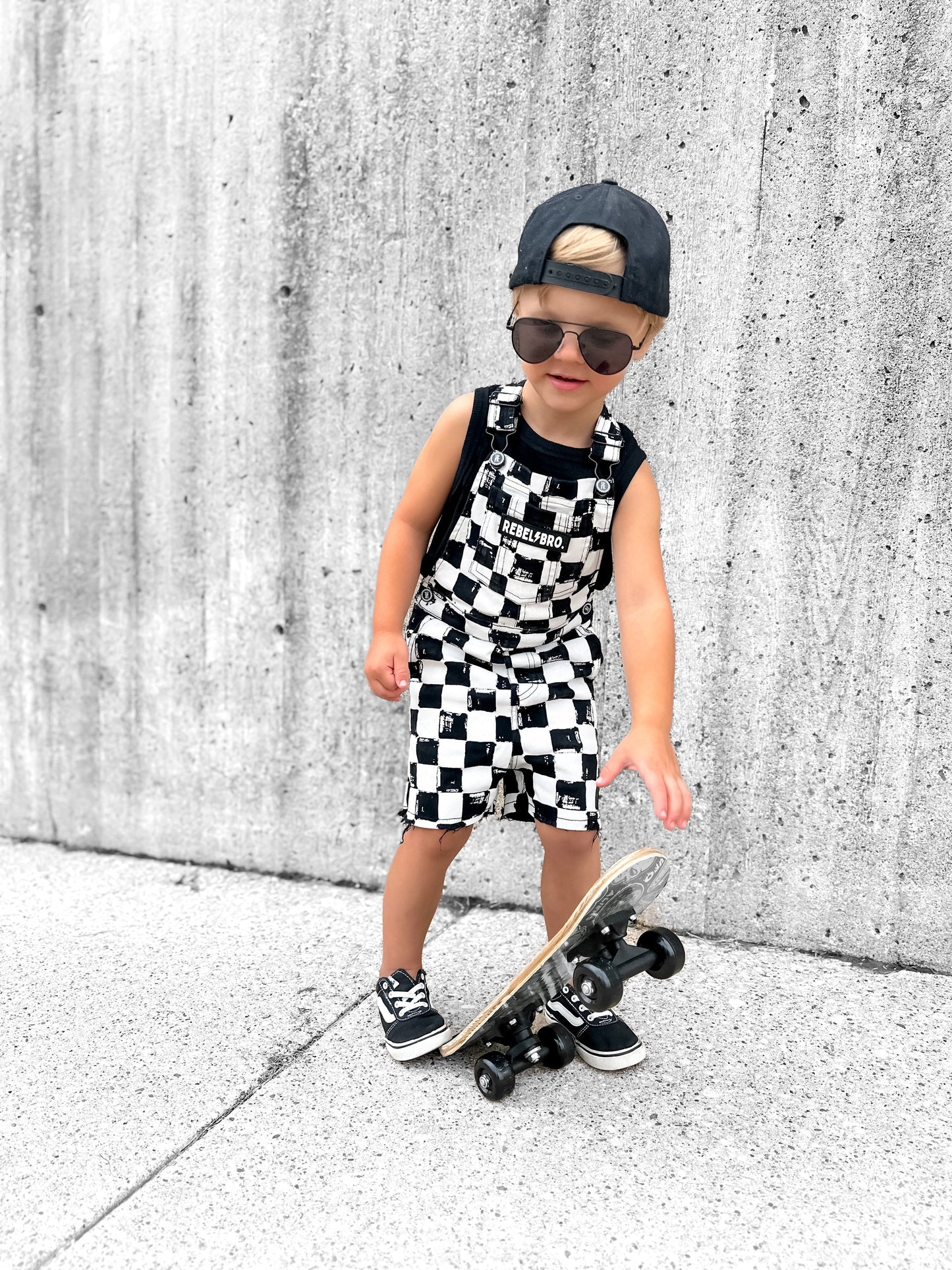 Cut Off Overalls in Vintage Venice