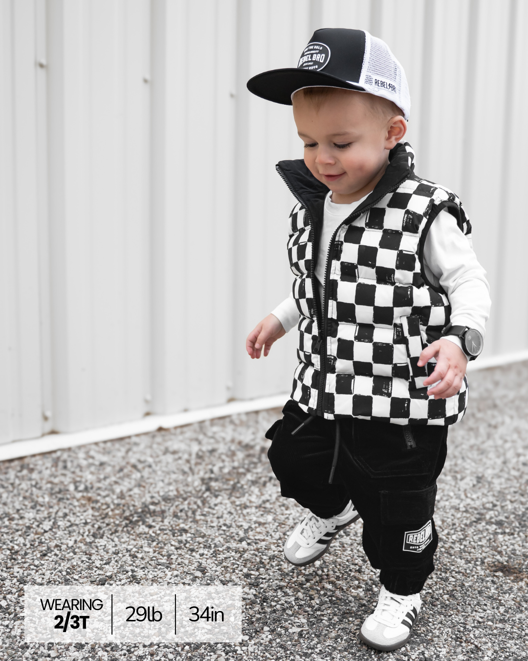 Reversible Puffer Vest in Vintage Venice