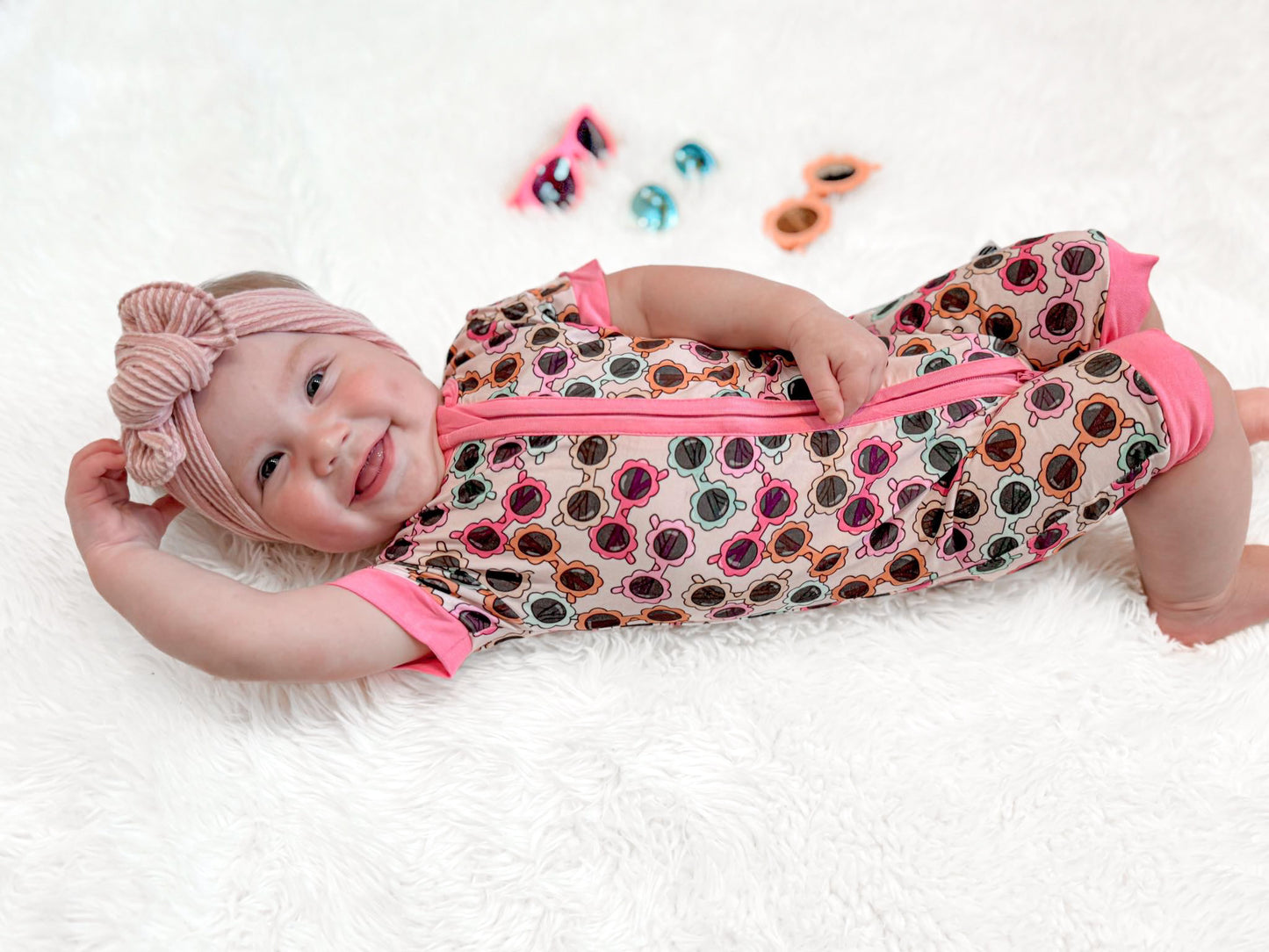 SUNNIES | SHORTIE ZIP ROMPER