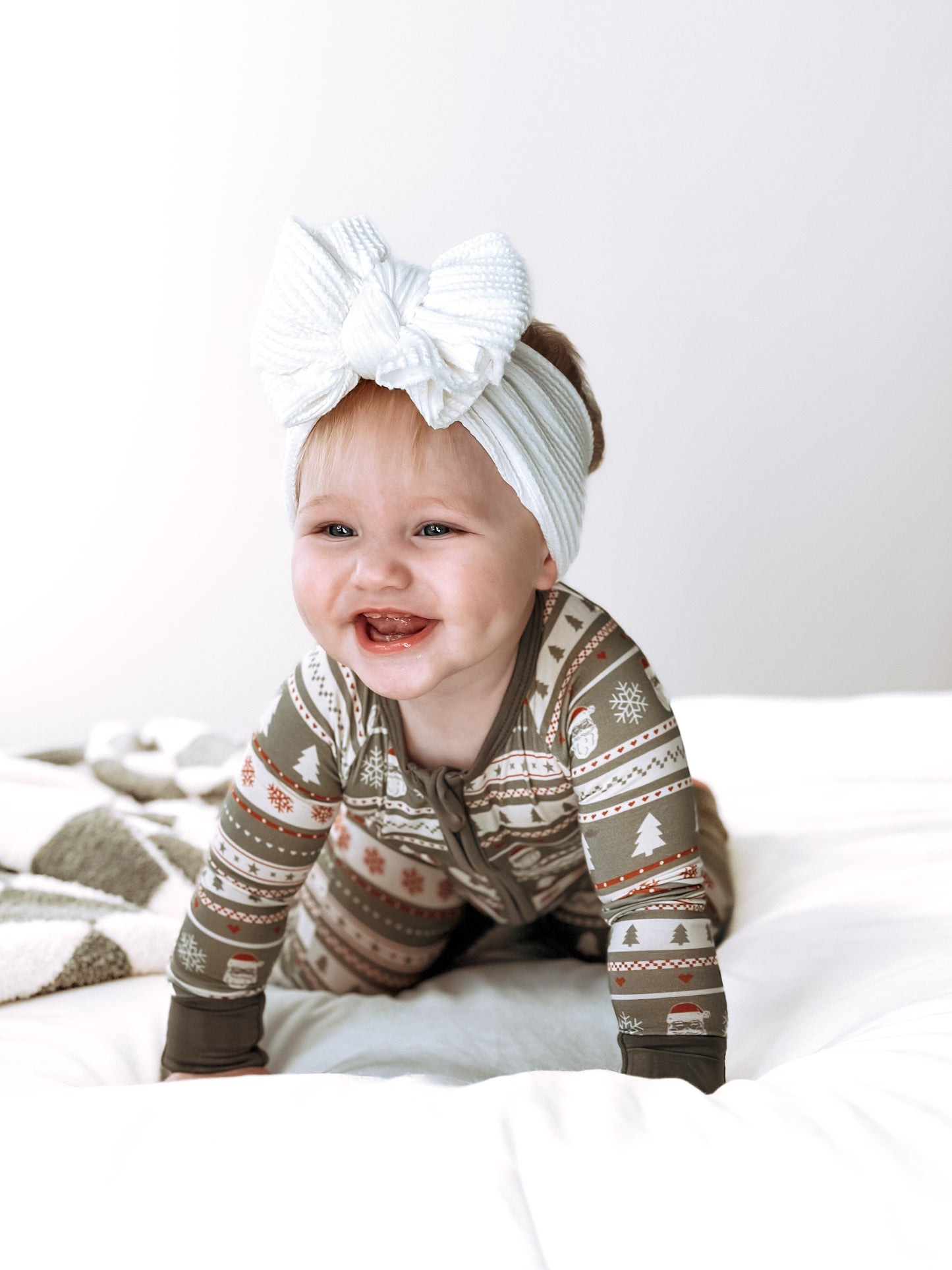 SANTA FAIR ISLE | ZIP ROMPER