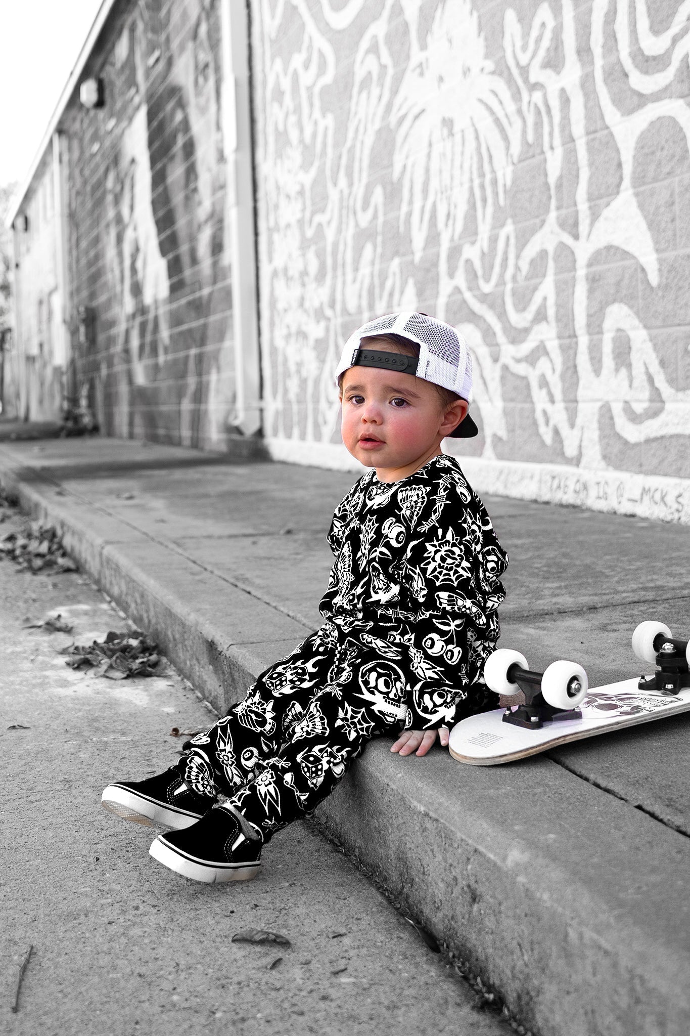 Organic Ribbed Set in Bad Boy [Midnight Edition]