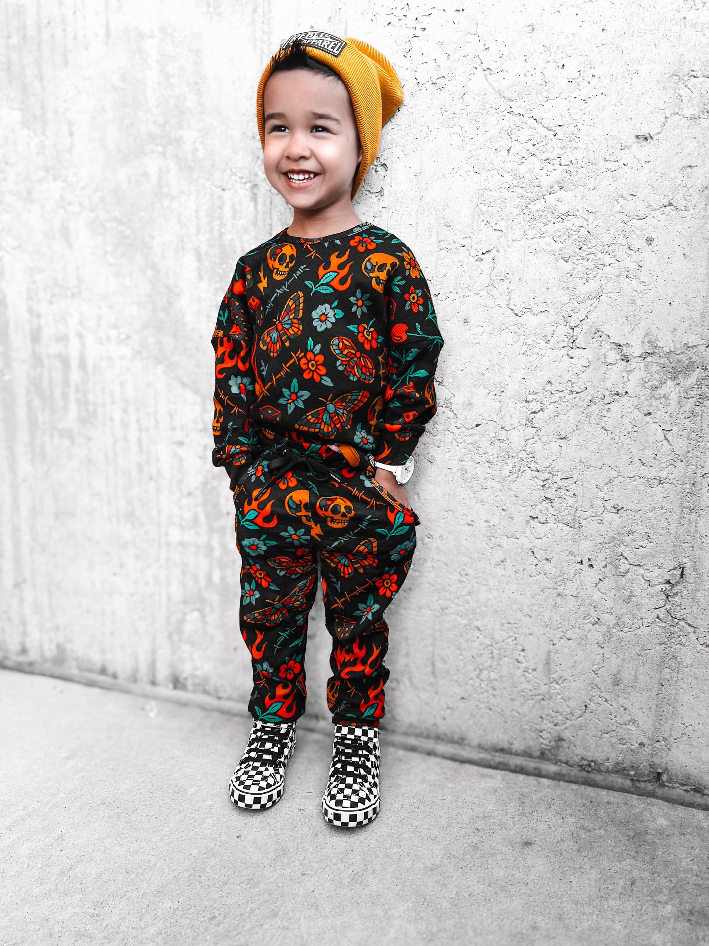 Organic Ribbed Set in Inkworks