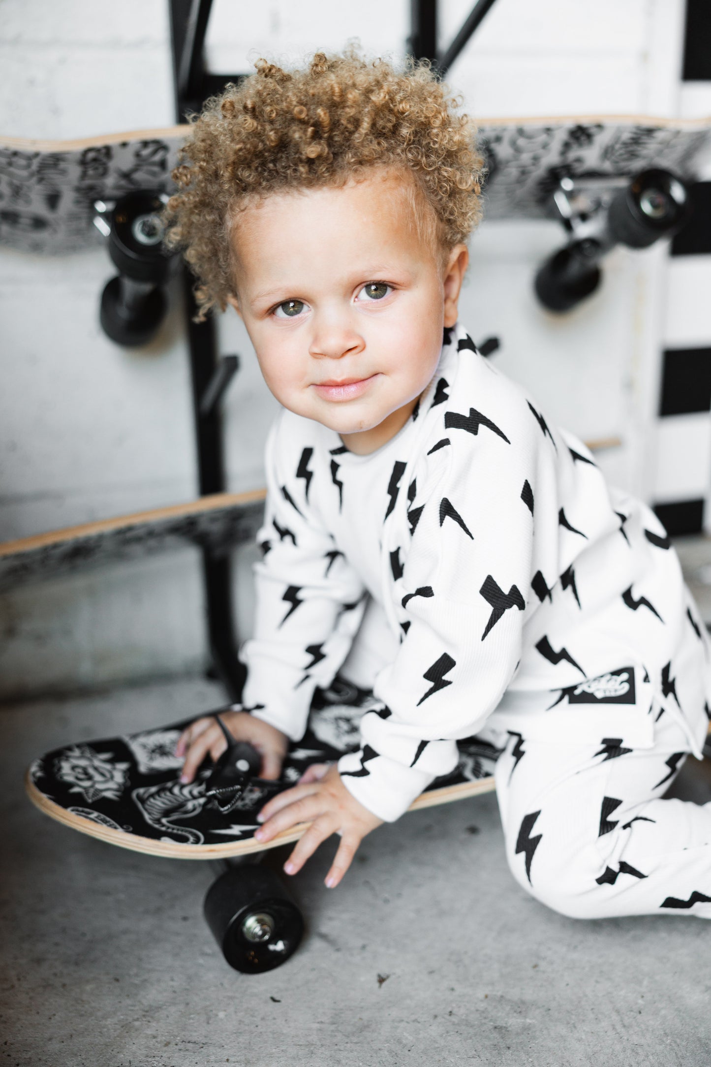 Organic Ribbed Set in Bowie