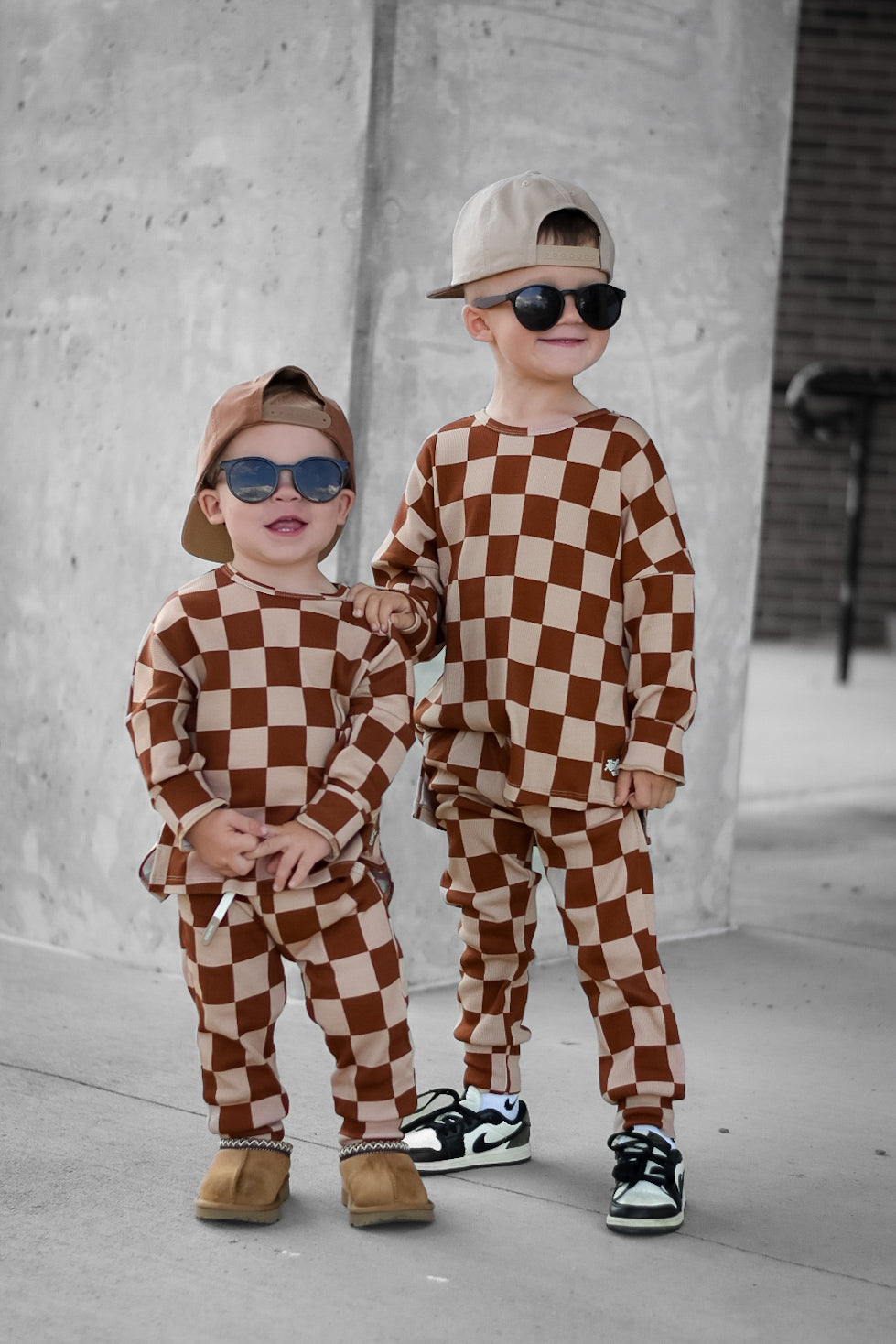 Organic Ribbed Set in Spiced Cider + Graham