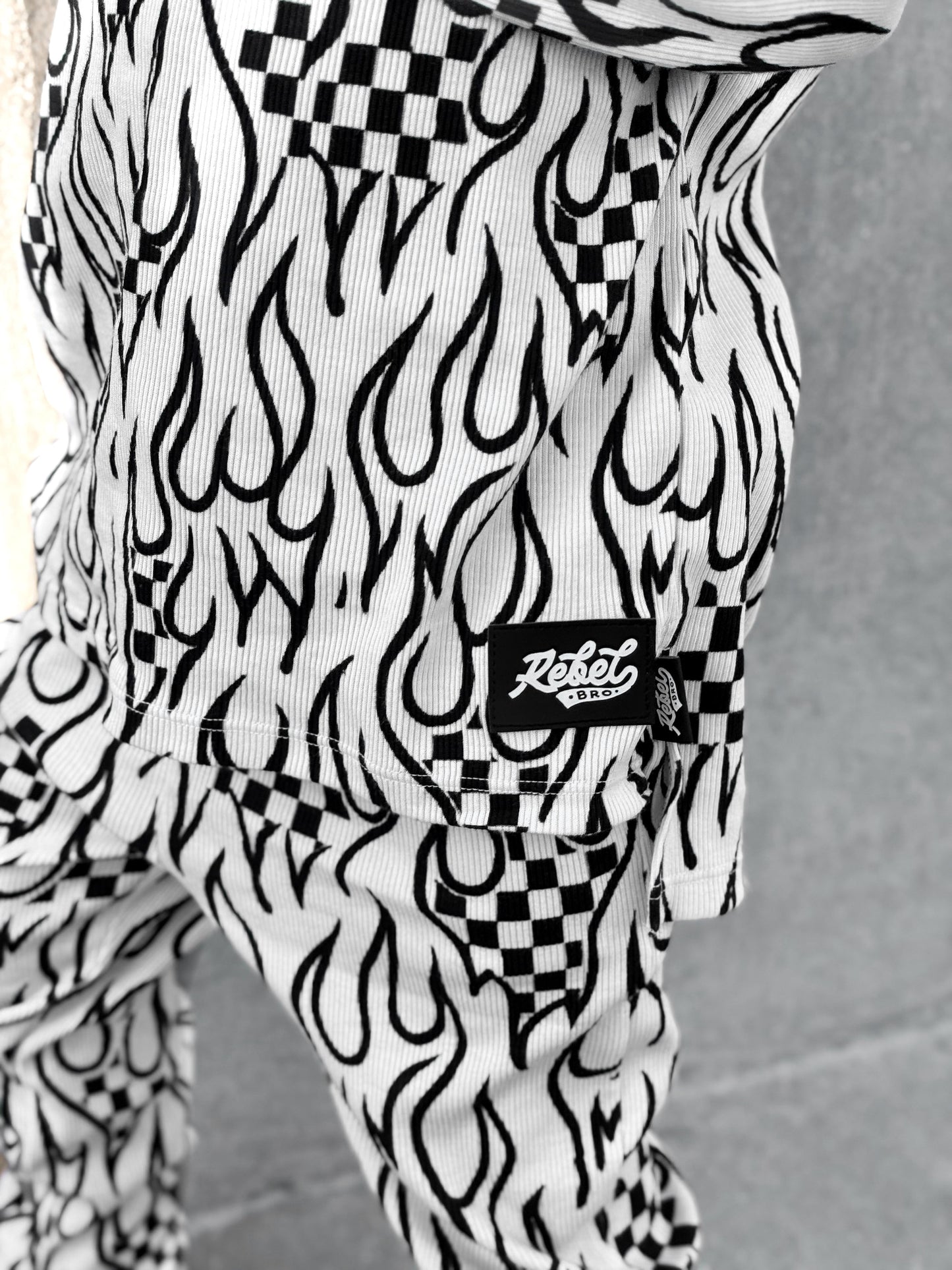 Organic Ribbed Set in Full Throttle