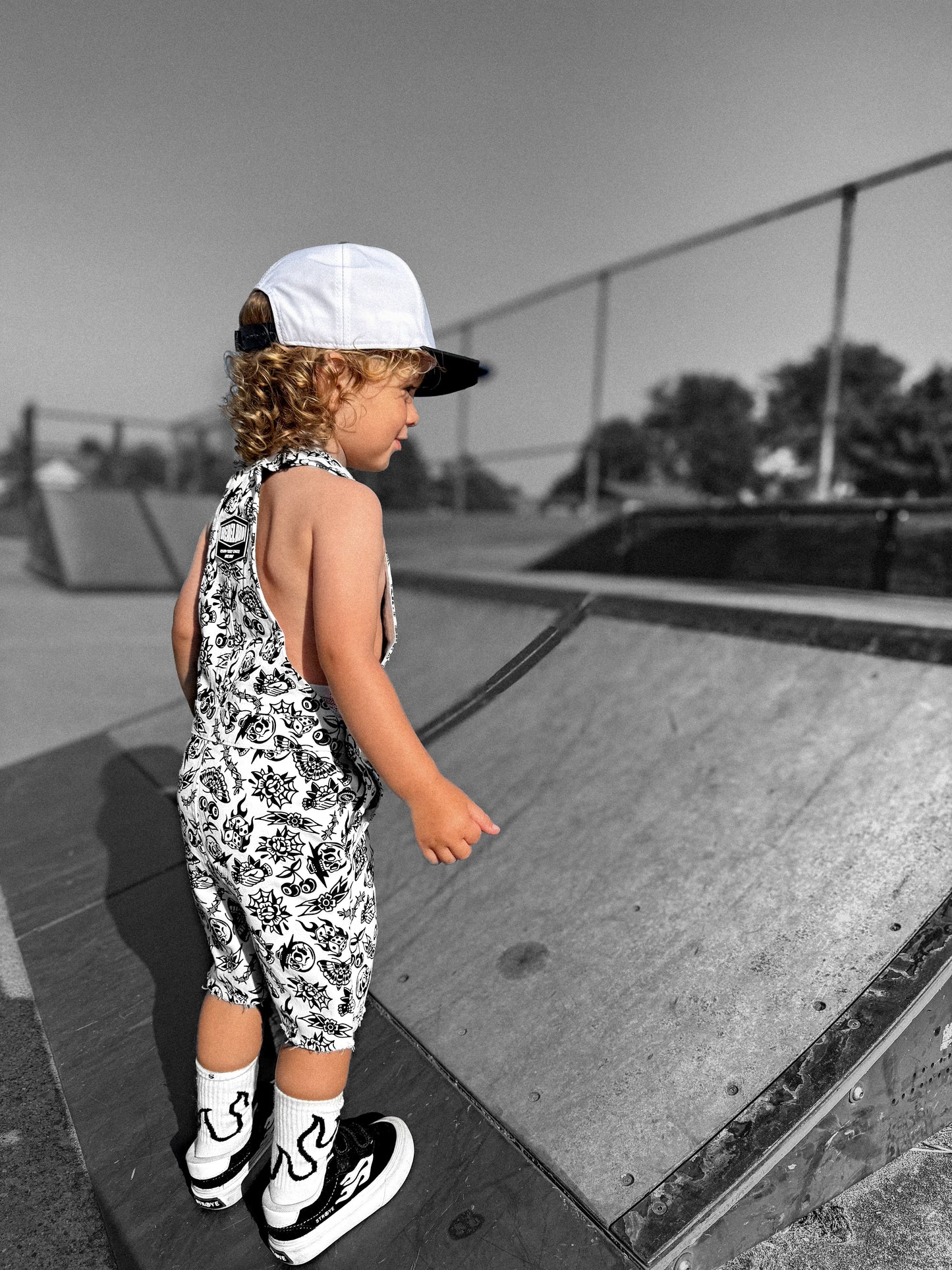 Cut Off Overalls in Bad Boy