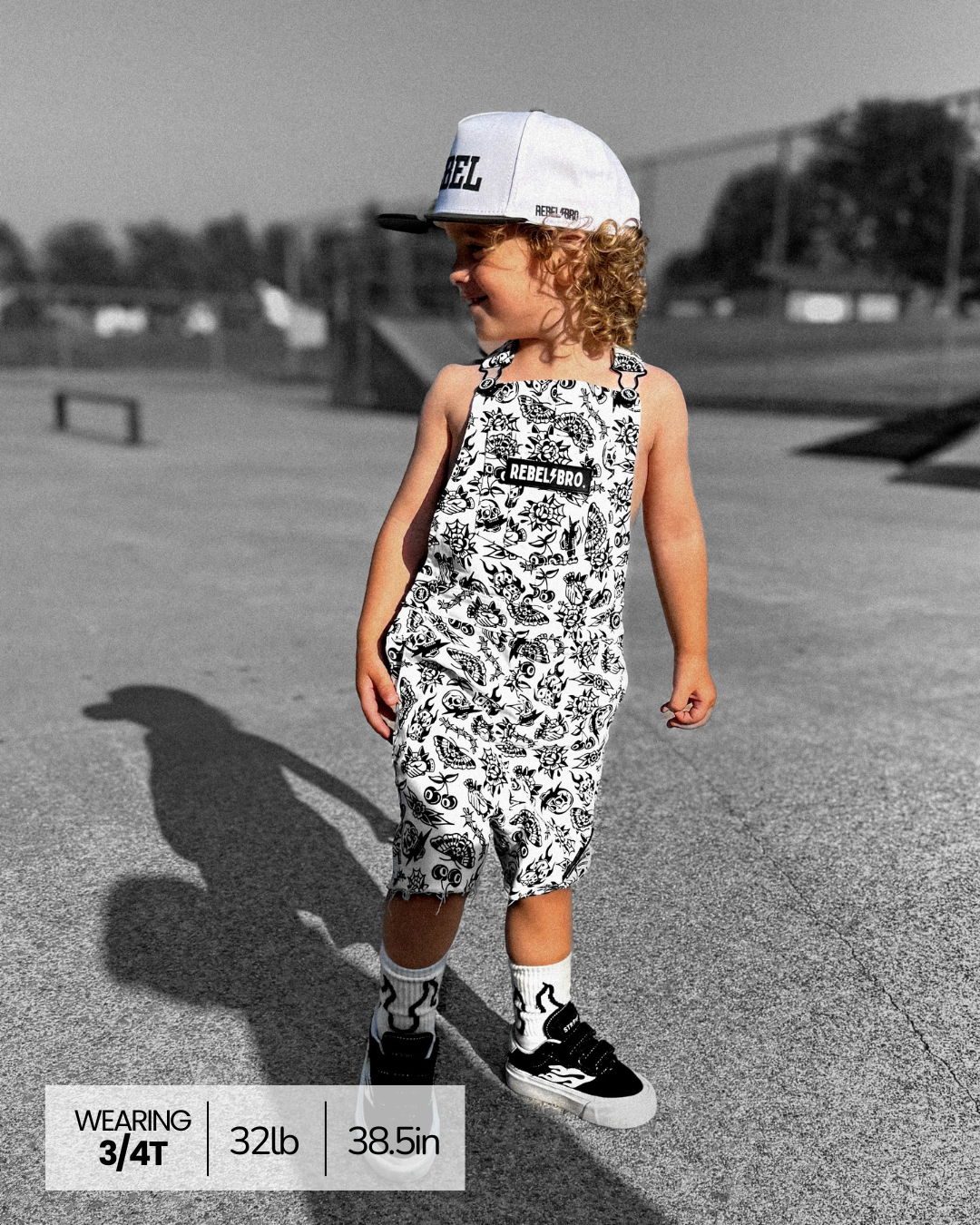 Cut Off Overalls in Bad Boy