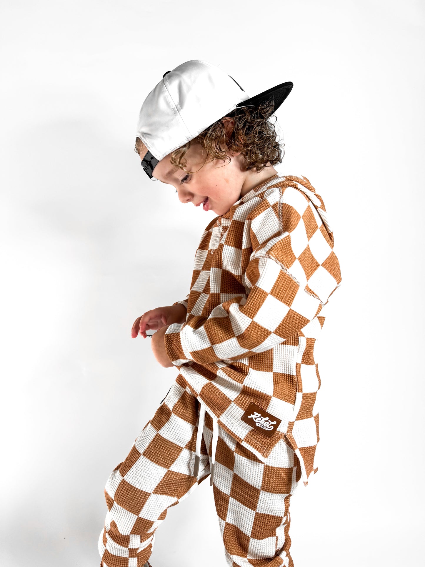 Waffle Set in Vanilla + Chestnut