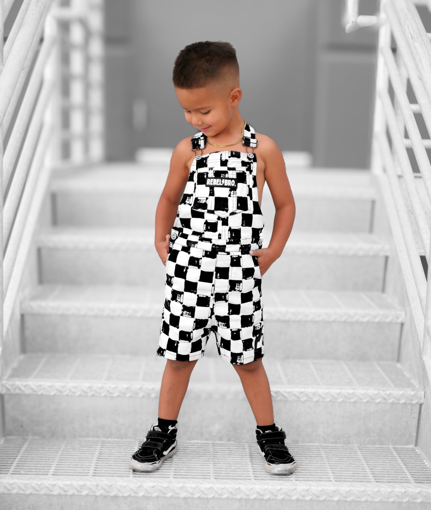 Cut Off Overalls in Vintage Venice