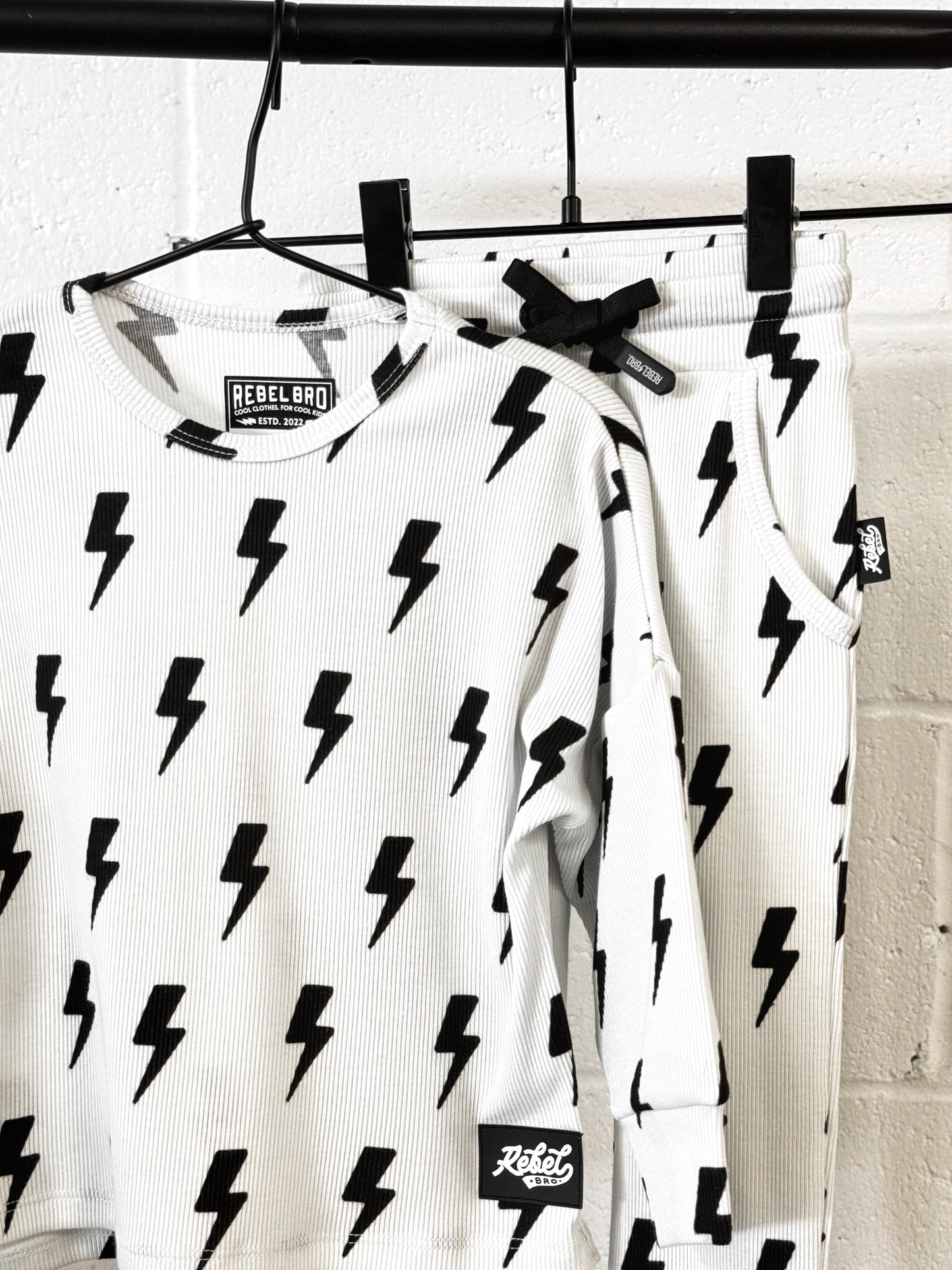 Organic Ribbed Set in Bowie