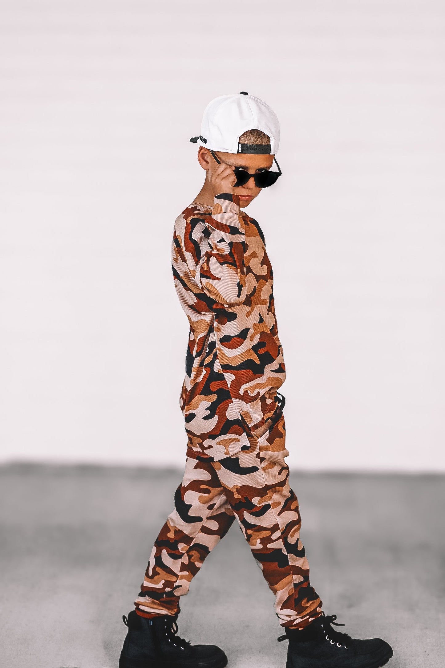 Organic Ribbed Set in Ranger