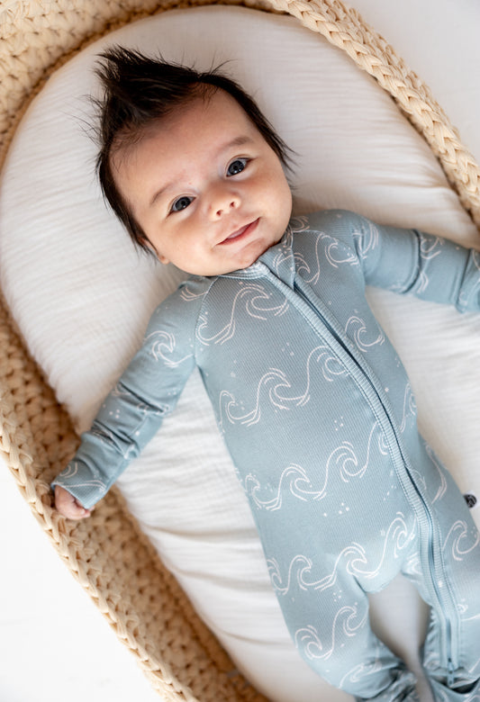 MAKE WAVES | ZIP ROMPER