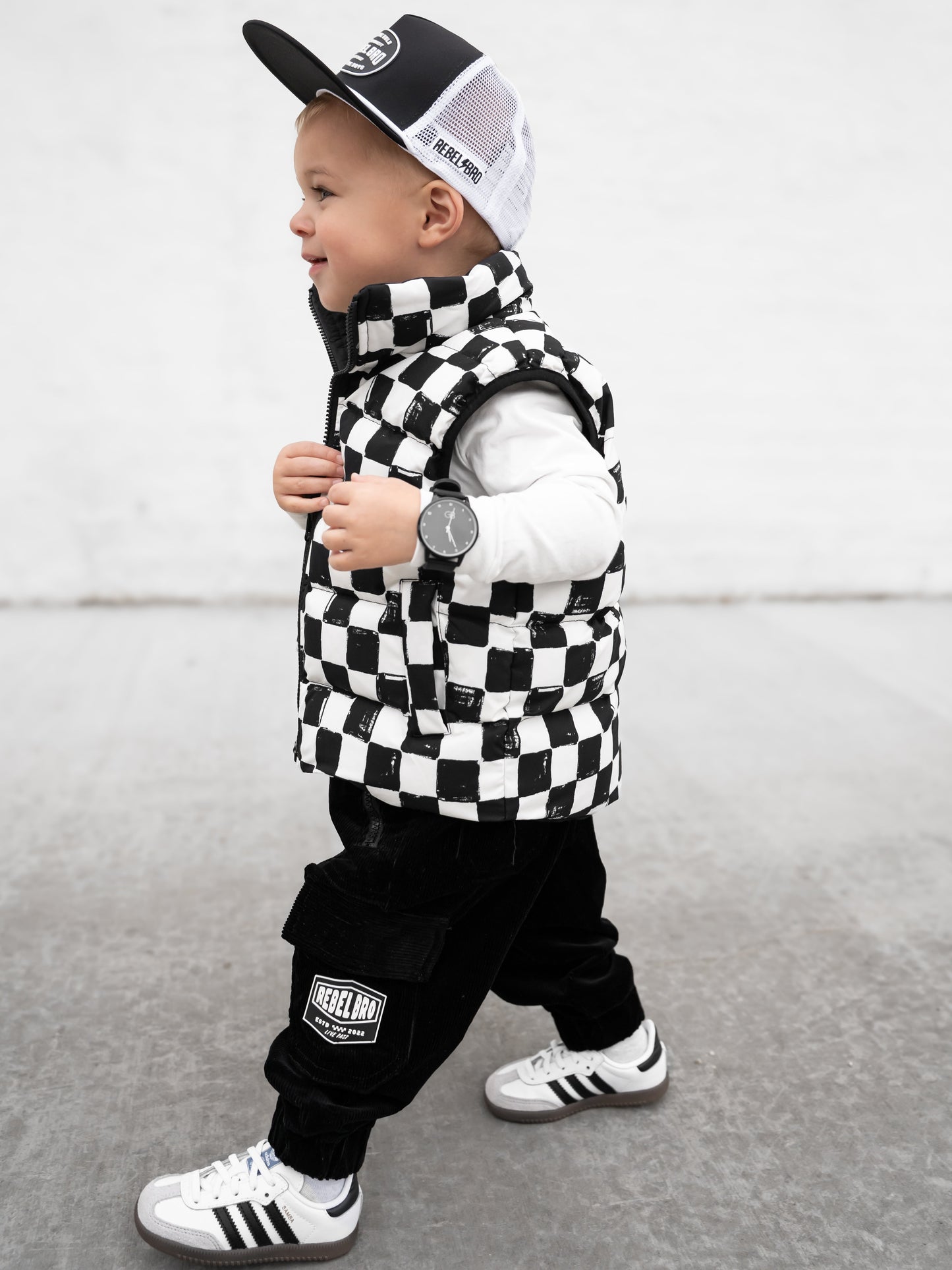 Reversible Puffer Vest in Vintage Venice