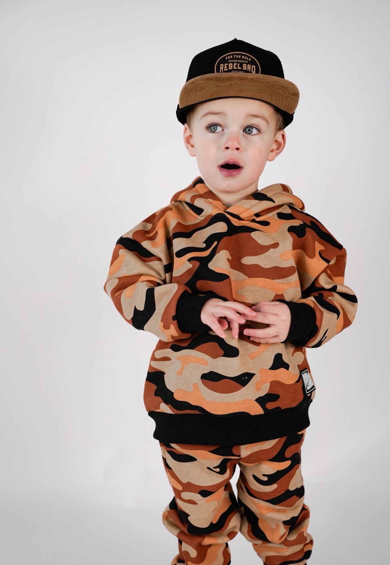 Fleece Hoodie + Sweatpants Set in Ranger