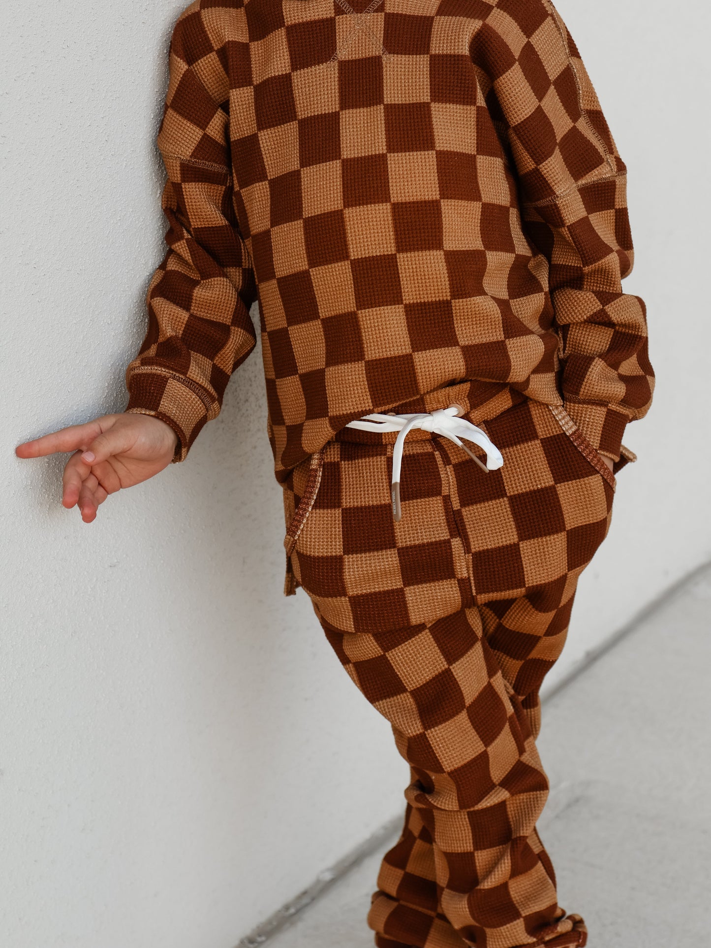 Waffle Set in Spiced Cider + Mocha