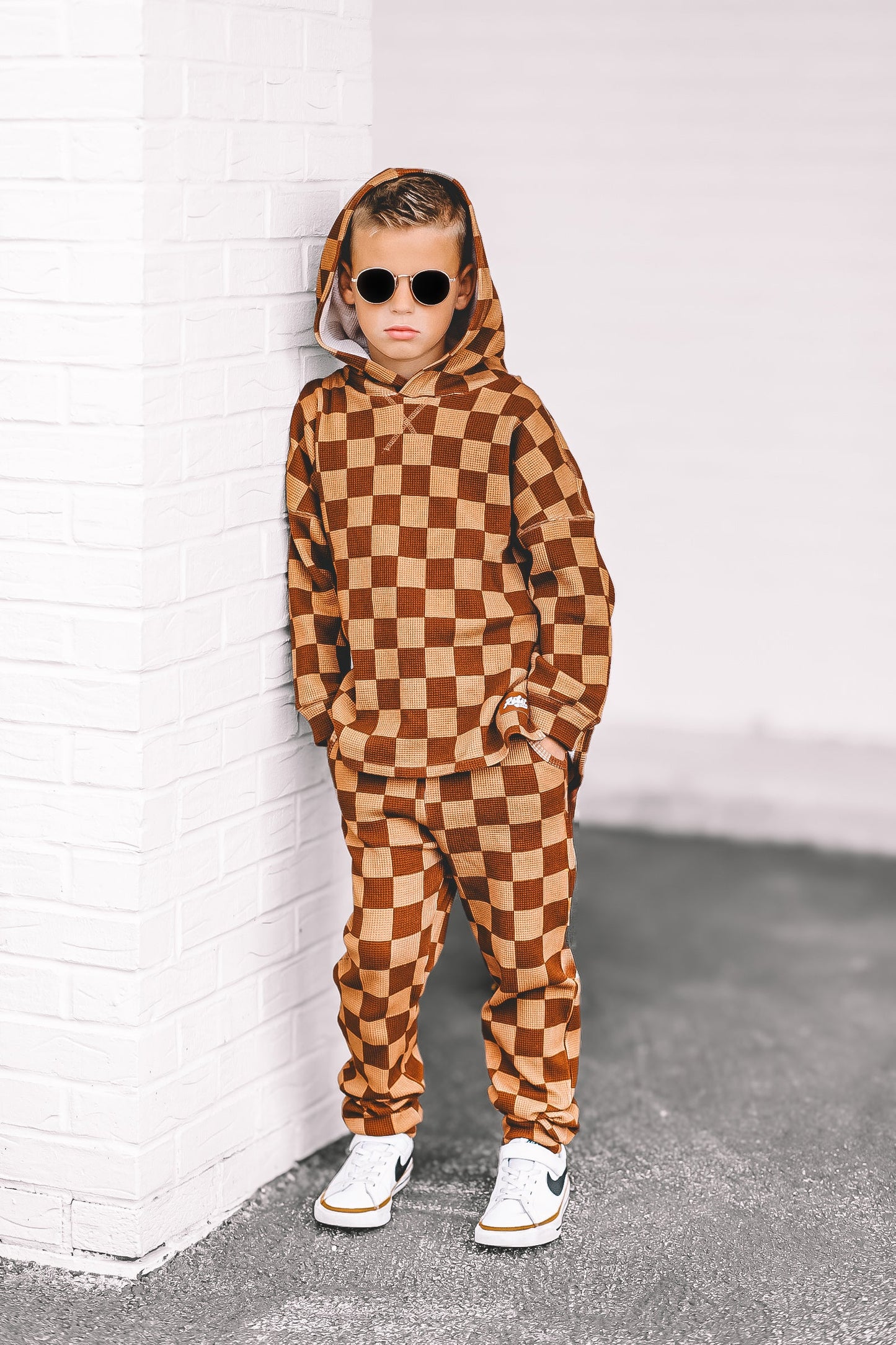 Waffle Set in Spiced Cider + Mocha