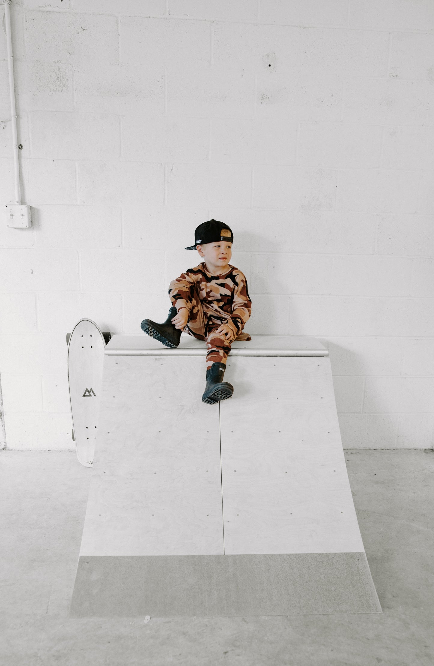 Organic Ribbed Set in Ranger