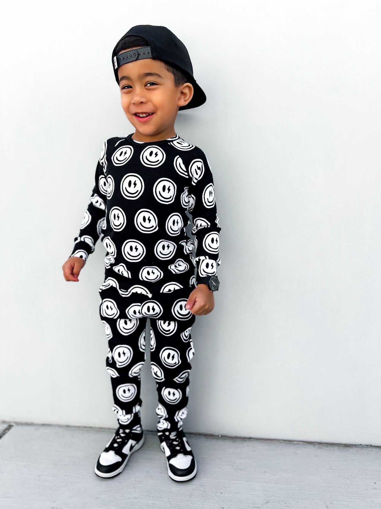 Organic Ribbed Set in Mr. Brightside