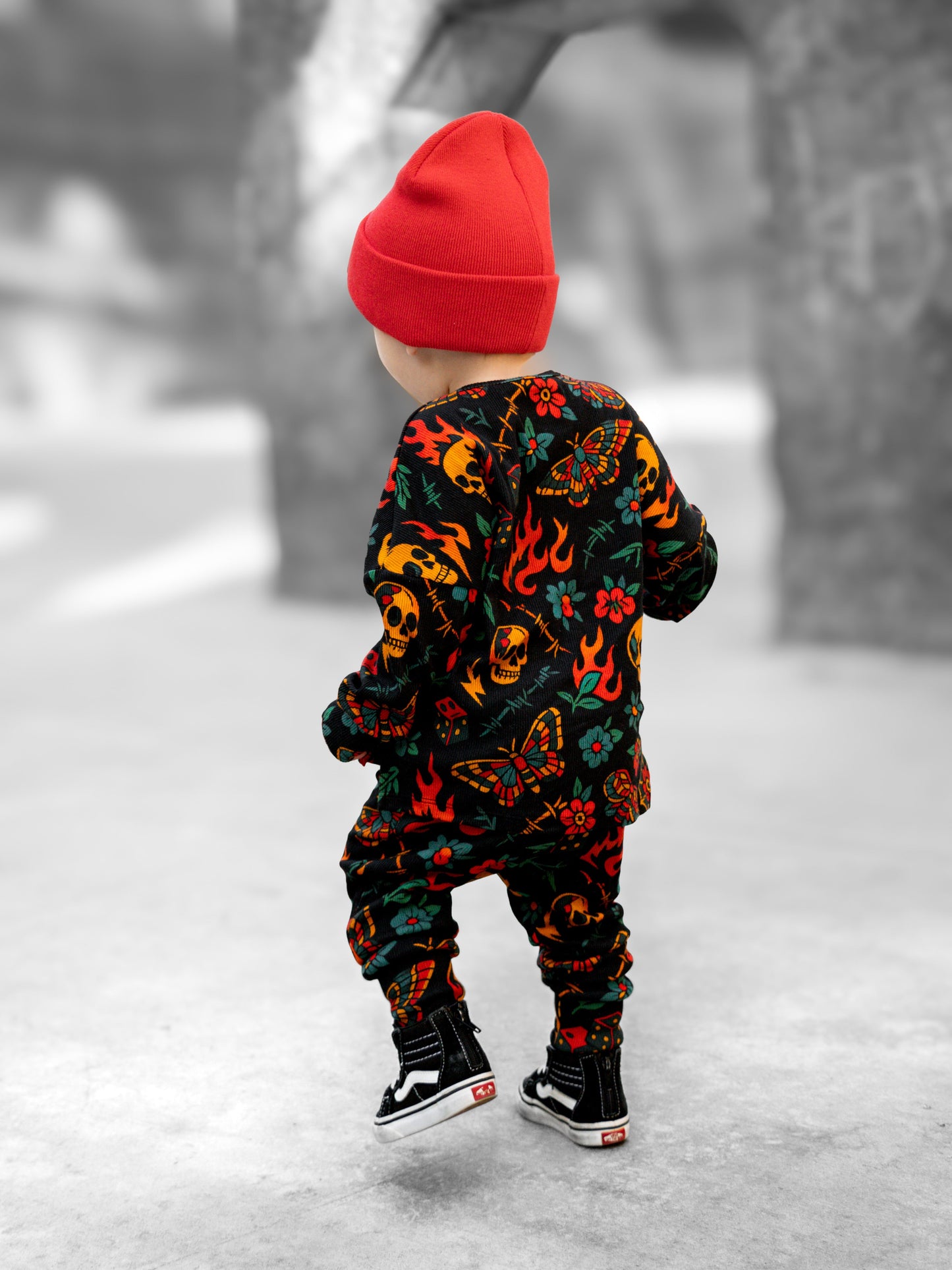 Organic Ribbed Set in Inkworks