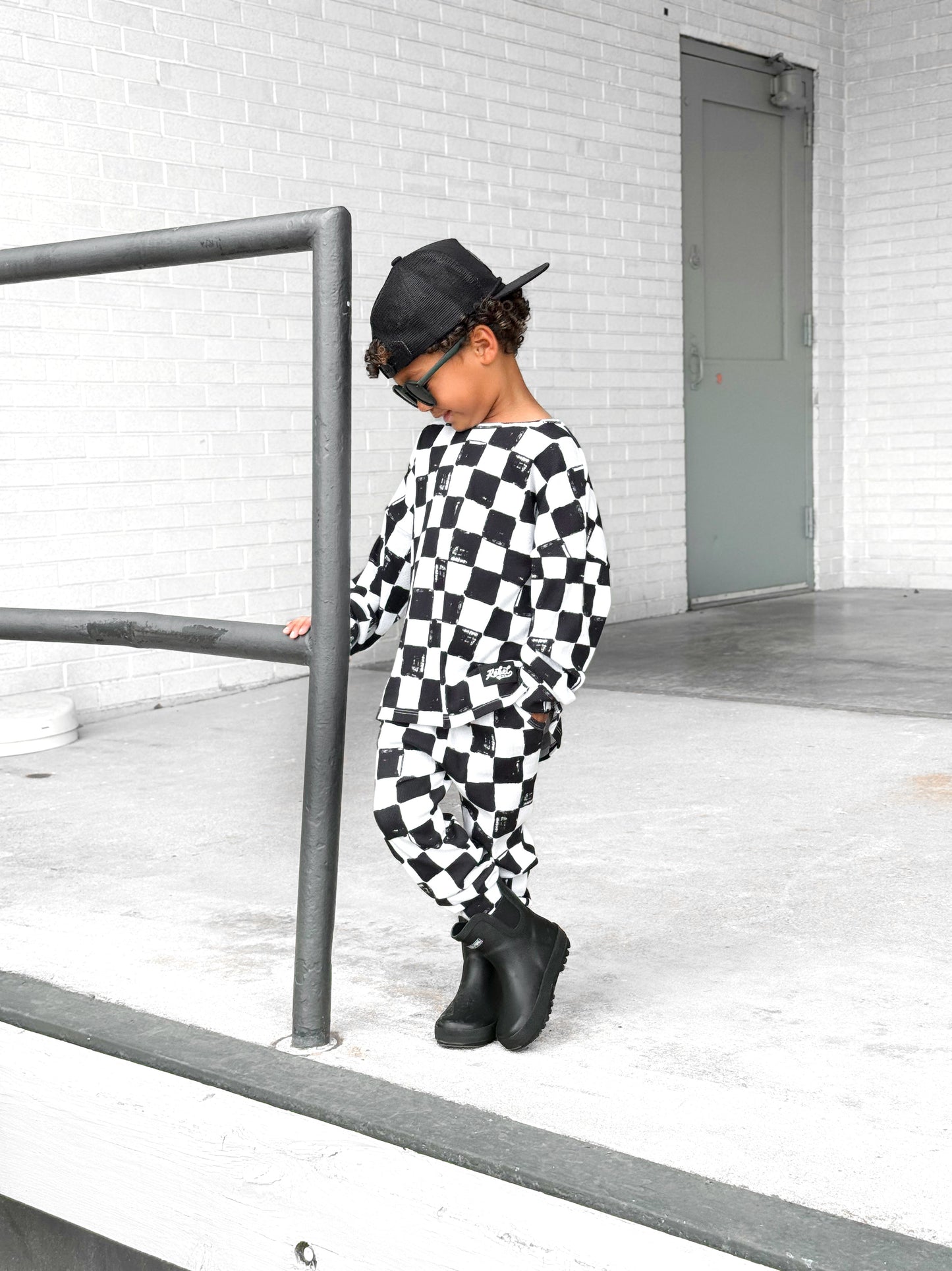 Organic Ribbed Set in Vintage Venice