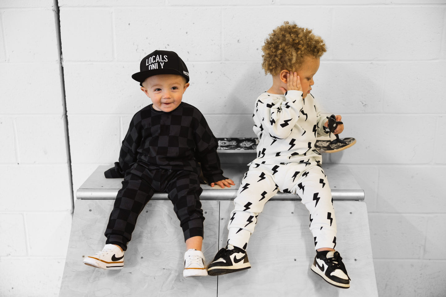 Organic Ribbed Set in Bowie