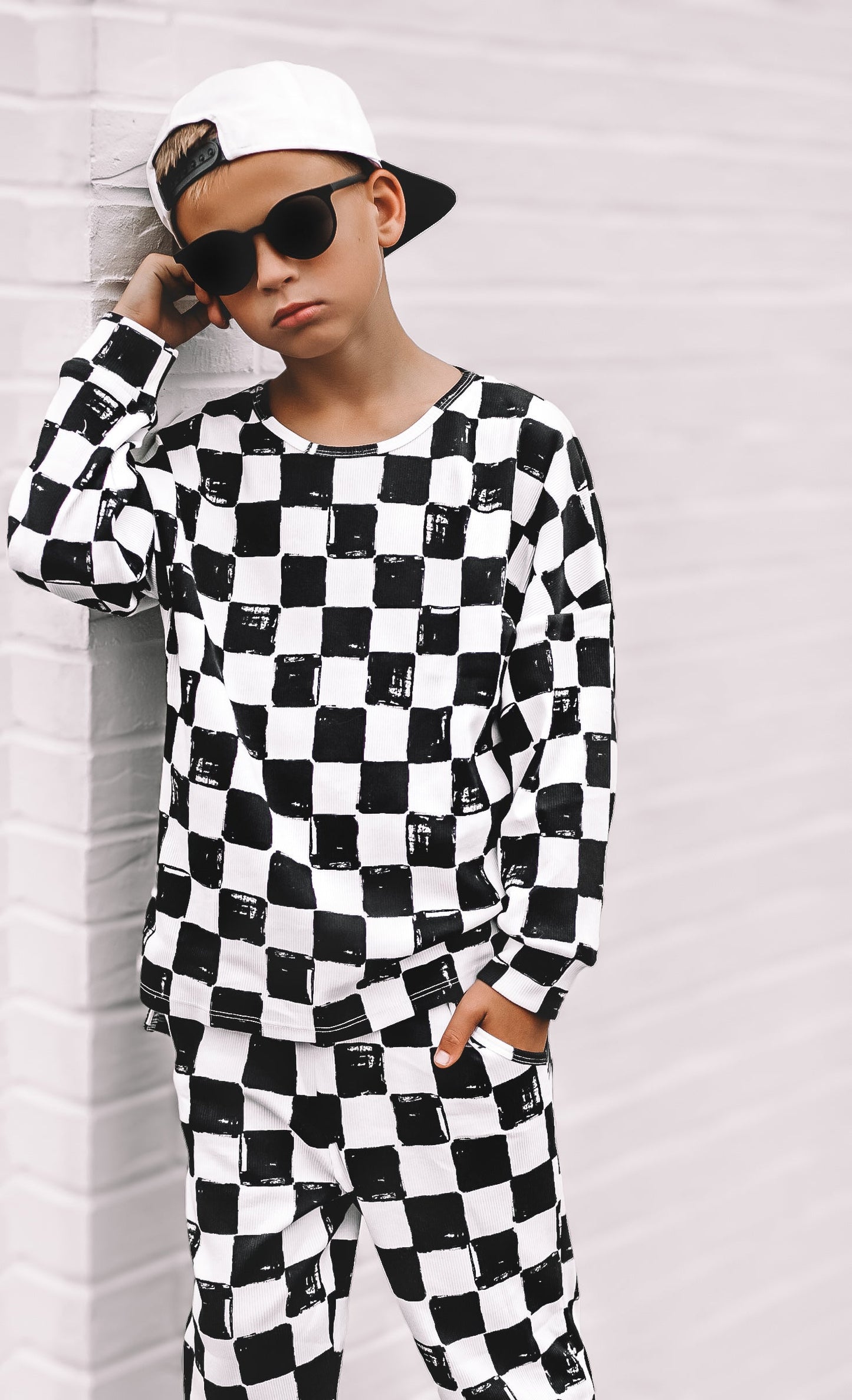 Organic Ribbed Set in Vintage Venice