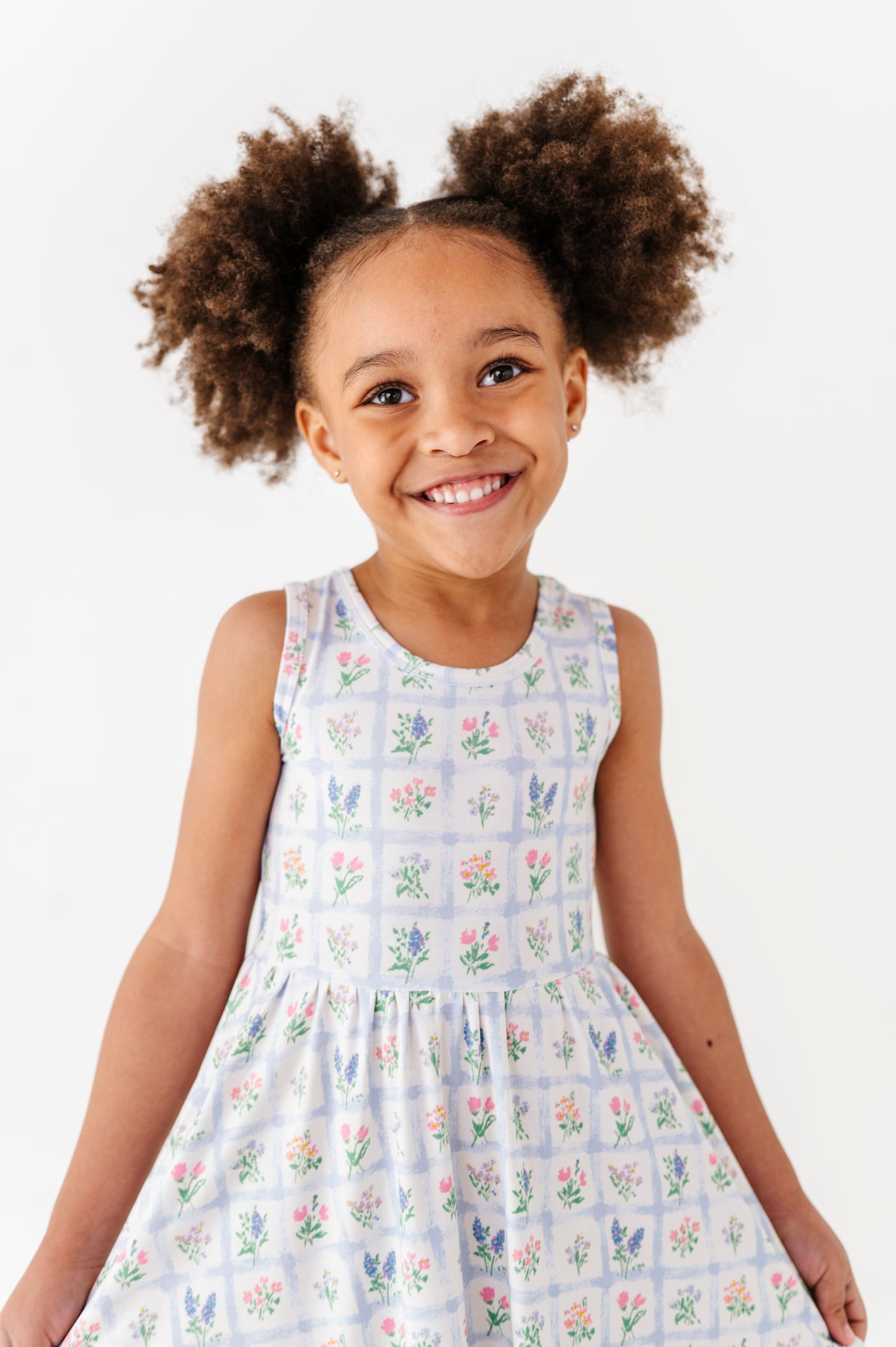 BLUE BOUQUETS | BAMBOO DRESS