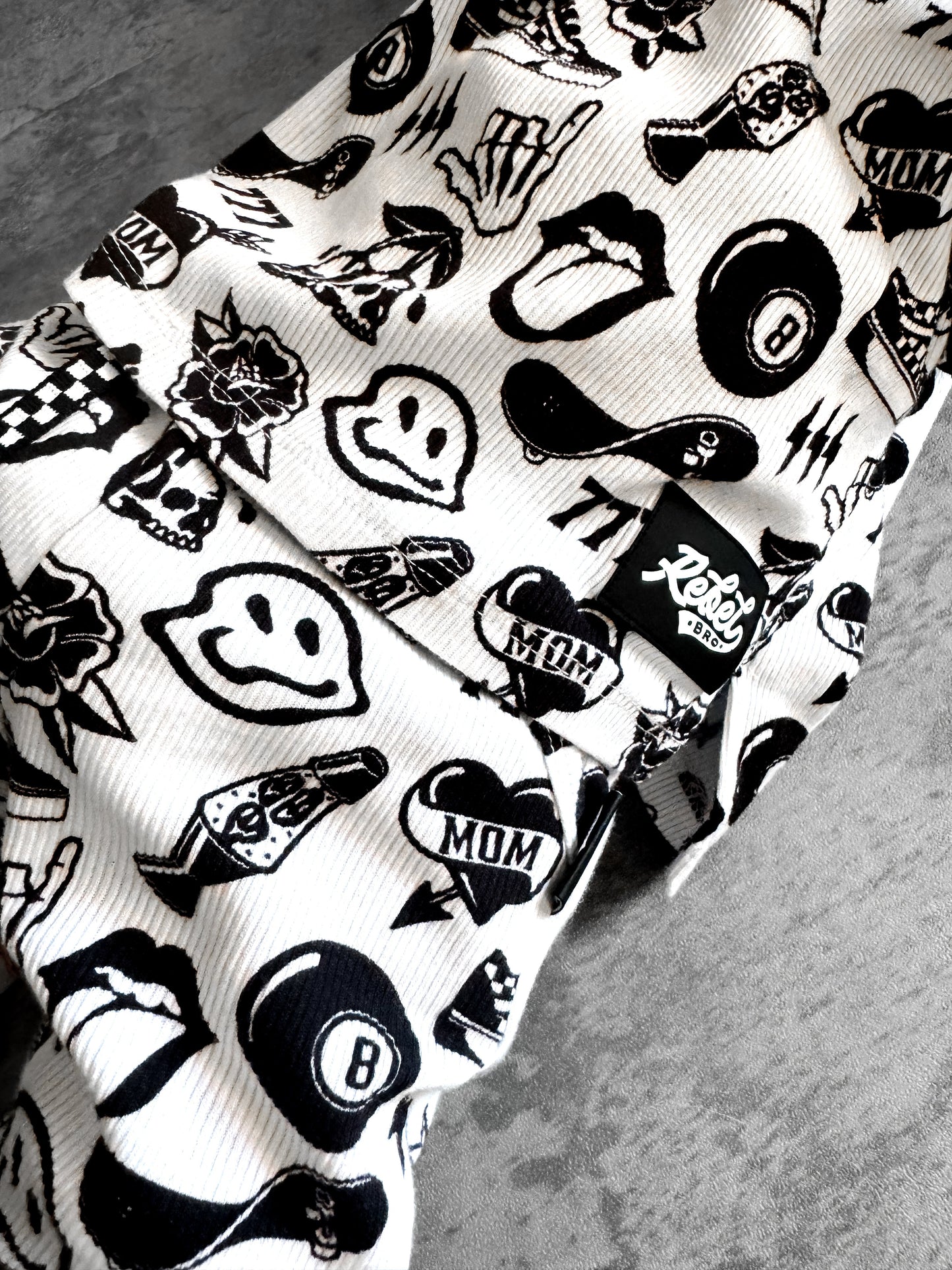 Organic Ribbed Set in Cool Kid