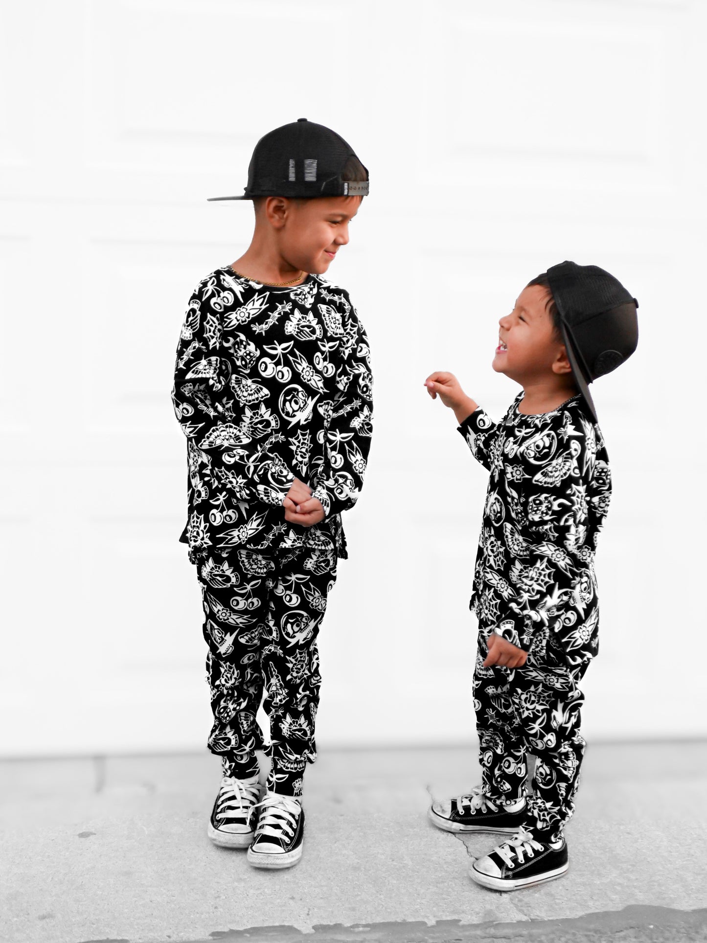 Organic Ribbed Set in Bad Boy [Midnight Edition]