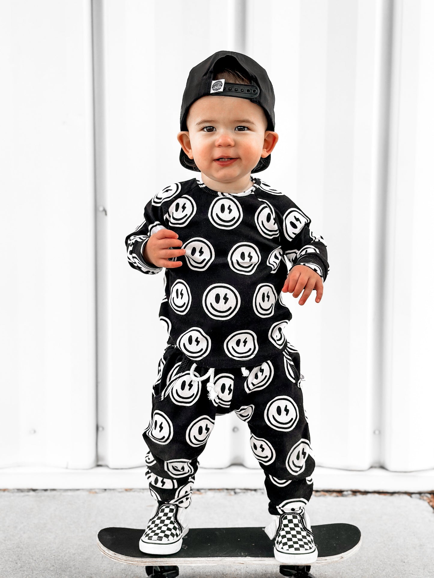 Organic Ribbed Set in Mr. Brightside