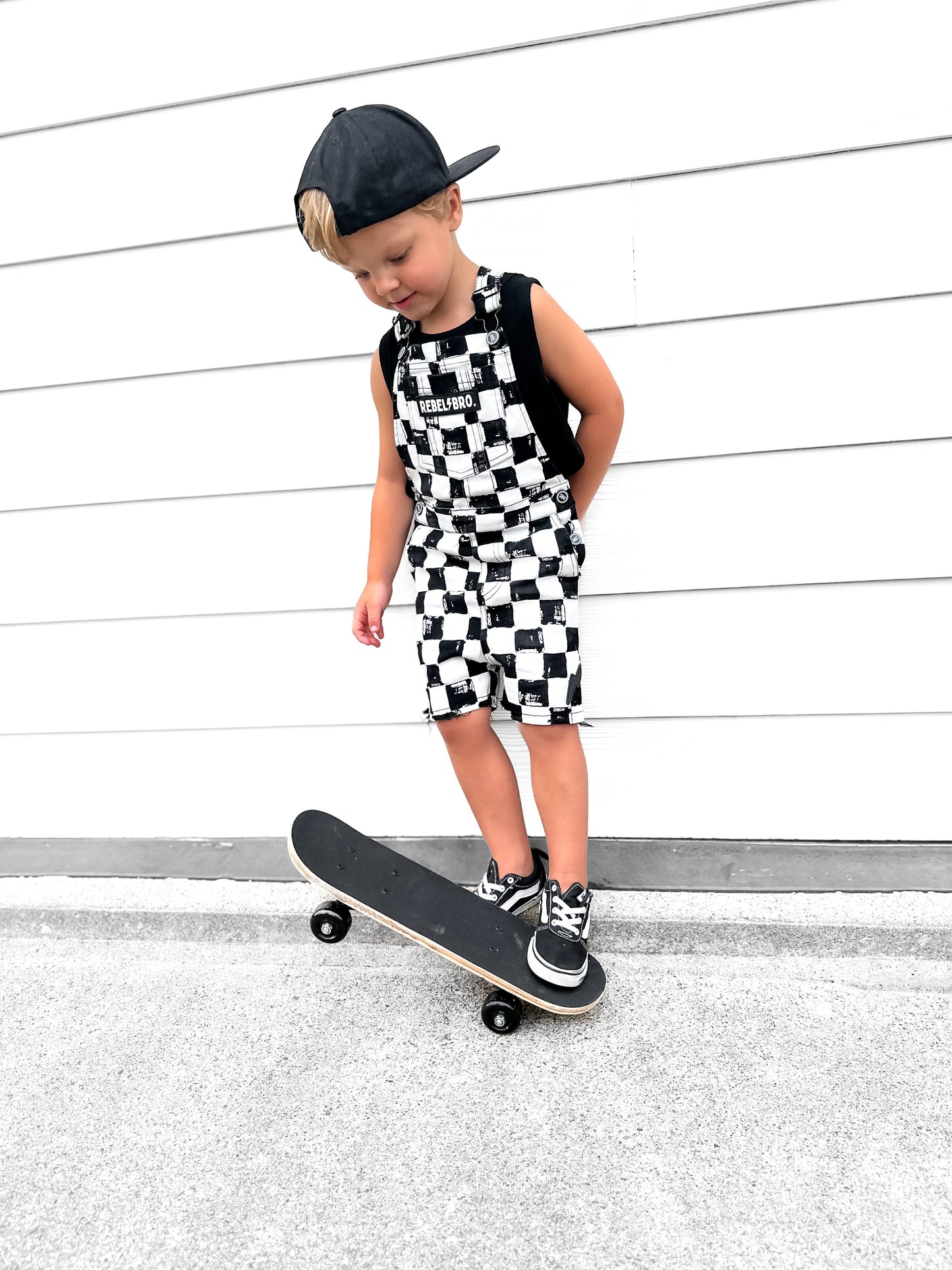 Cut Off Overalls in Vintage Venice