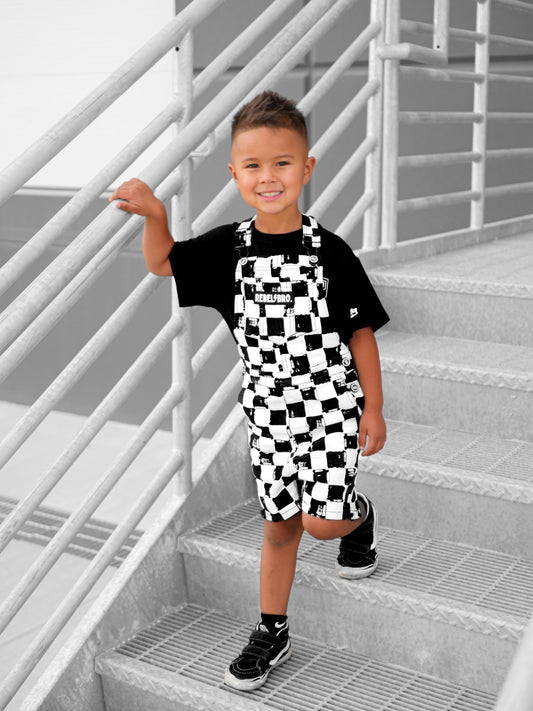 Cut Off Overalls in Vintage Venice