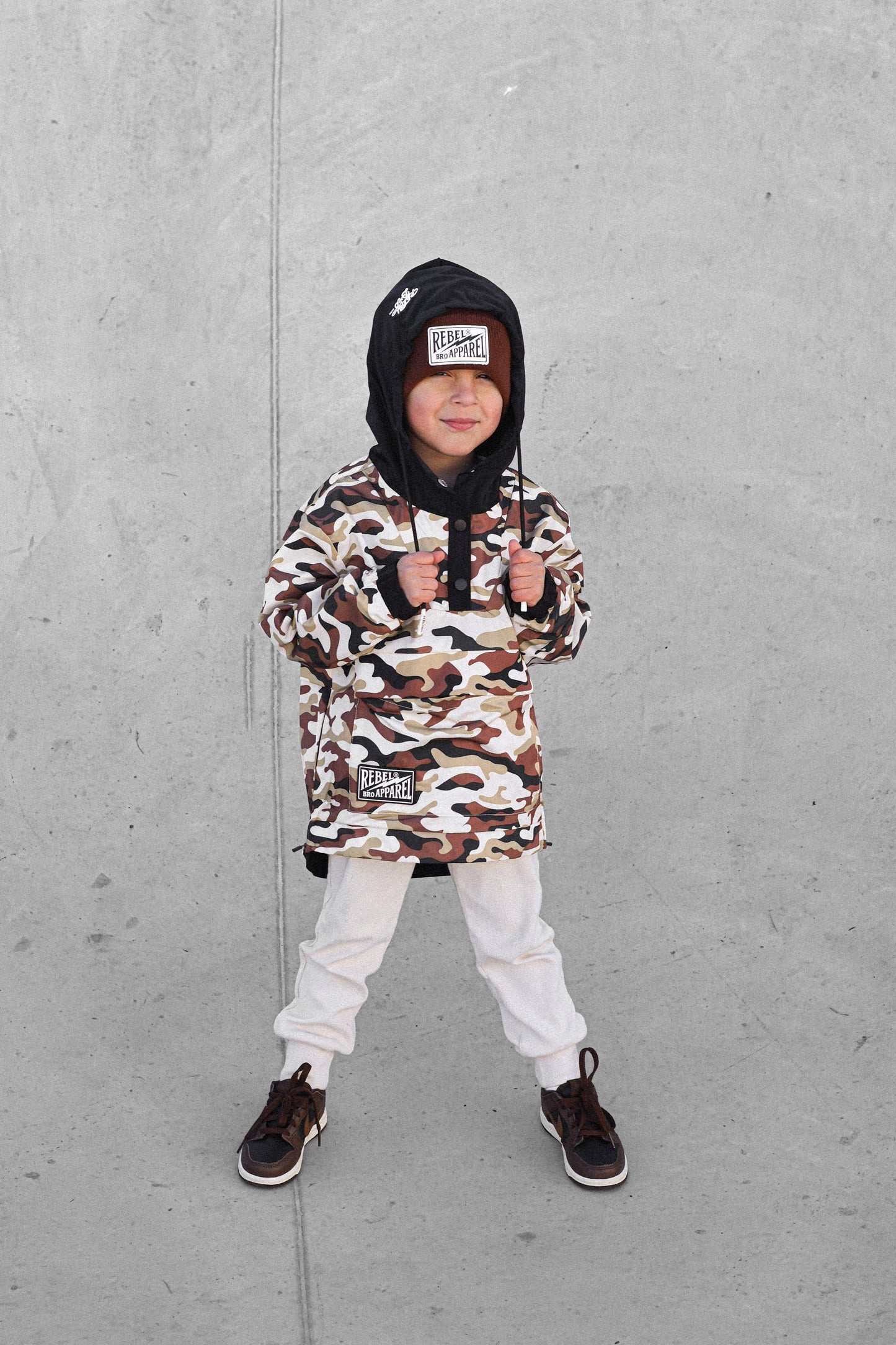 Pullover Windbreaker in Ranger