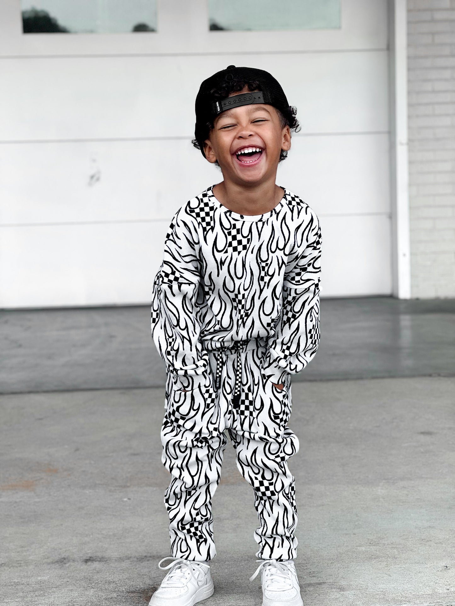 Organic Ribbed Set in Full Throttle