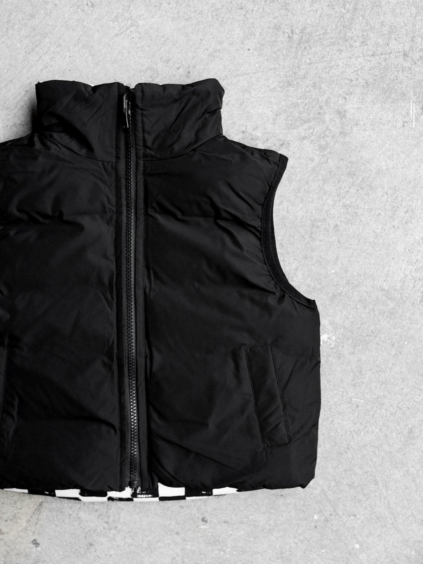 Reversible Puffer Vest in Vintage Venice