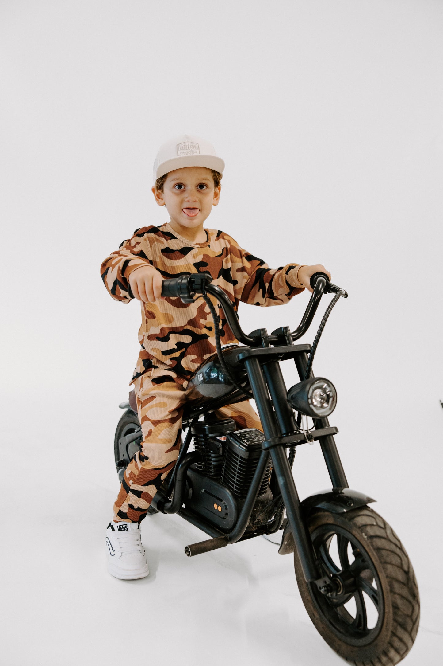 Organic Ribbed Set in Ranger