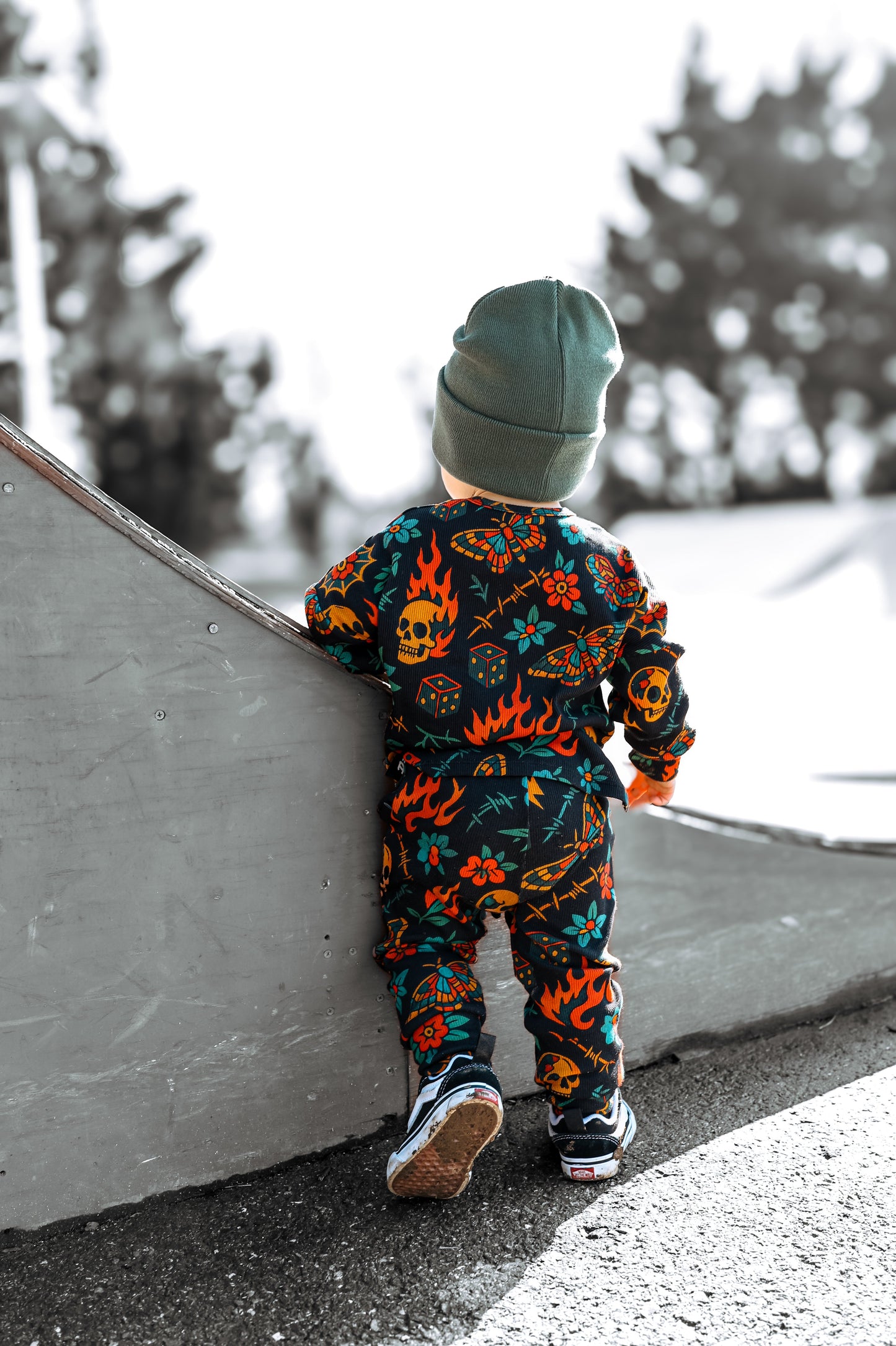 Organic Ribbed Set in Inkworks