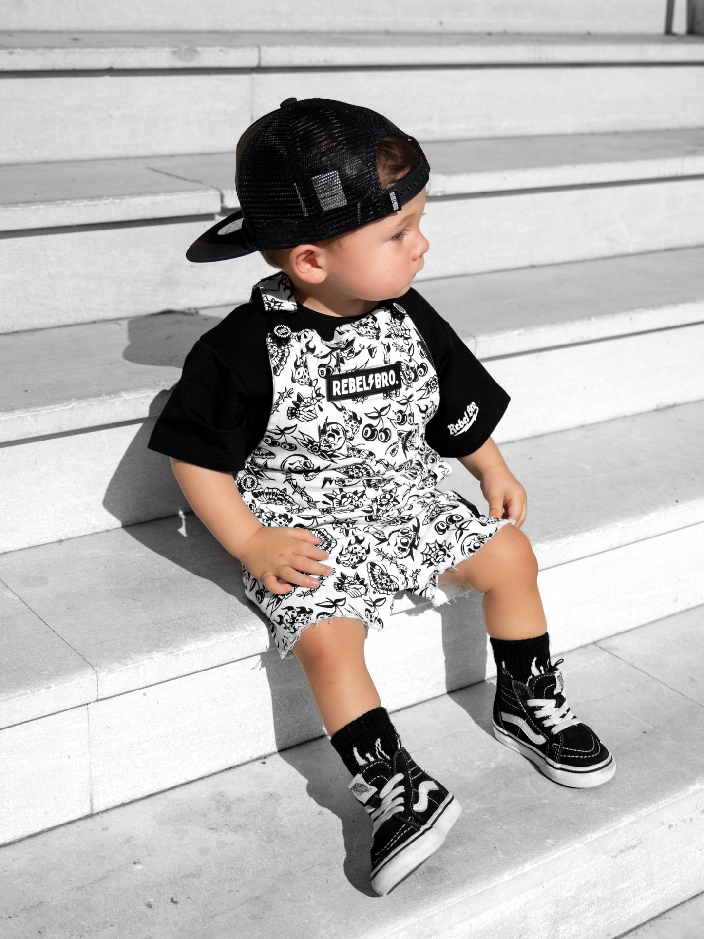 Cut Off Overalls in Bad Boy