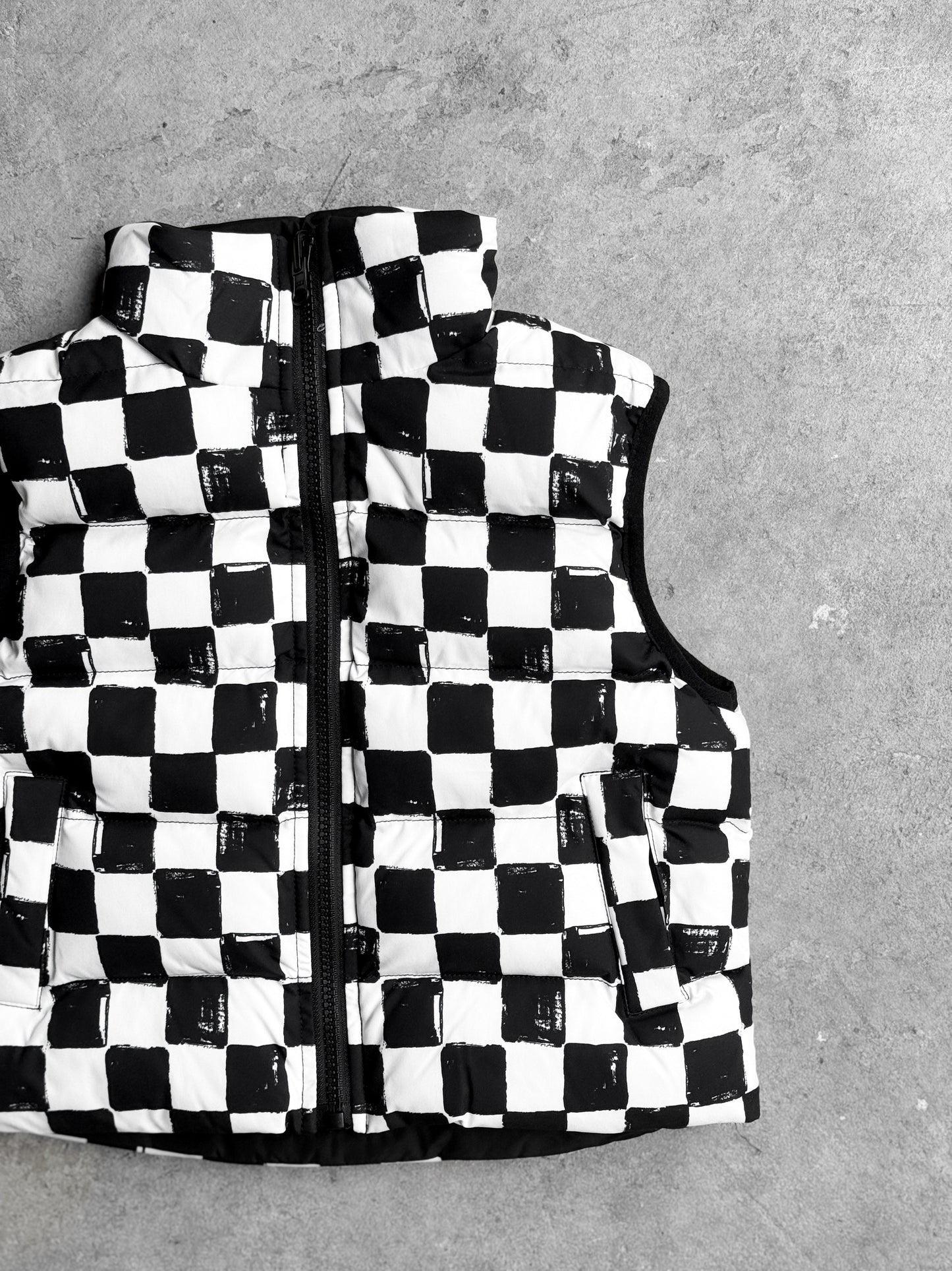 Reversible Puffer Vest in Vintage Venice