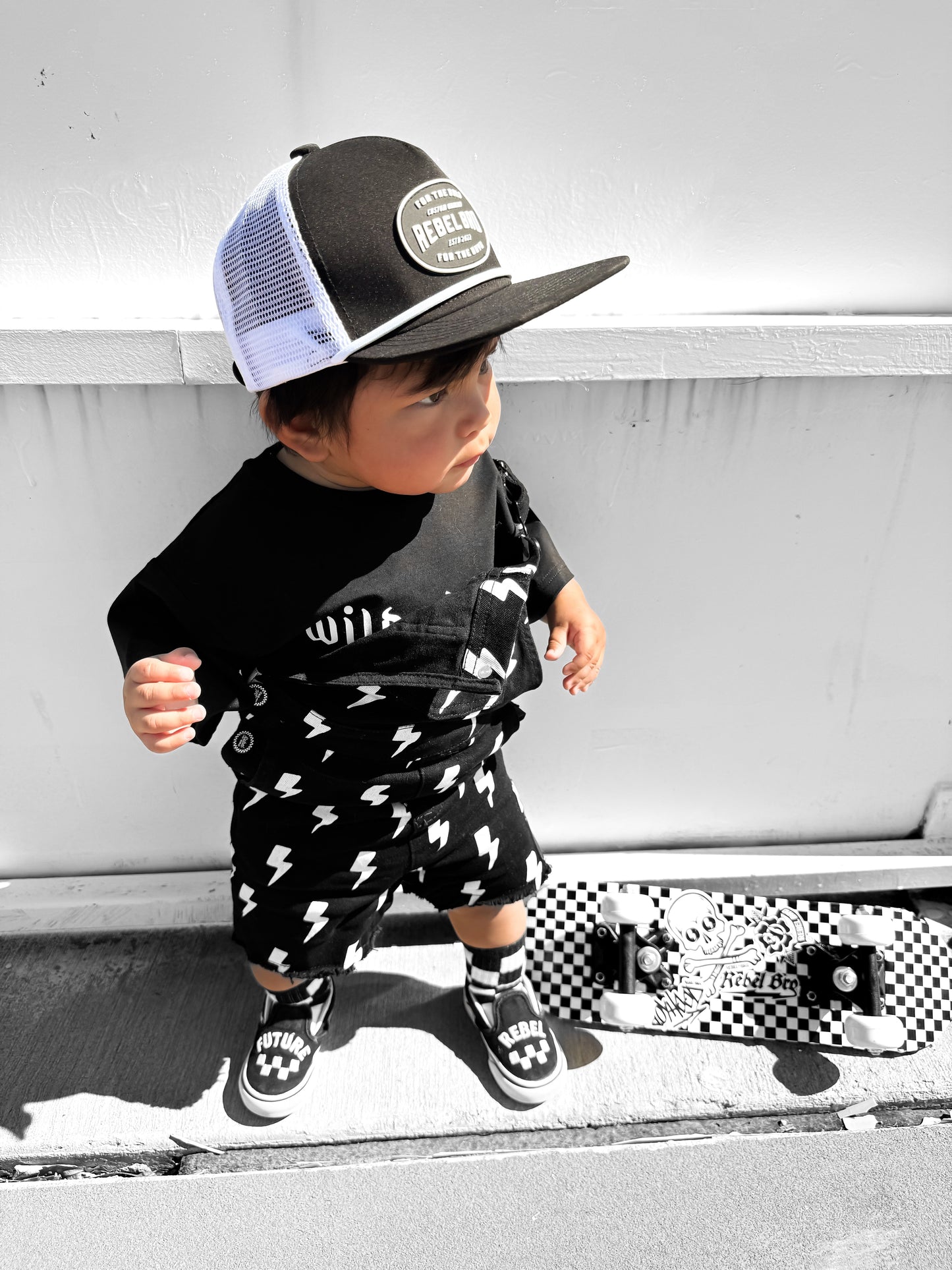 Cut Off Overalls in Jagger