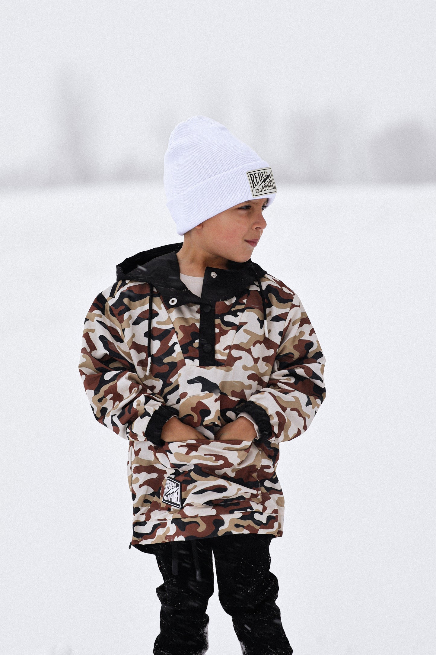 Pullover Windbreaker in Ranger