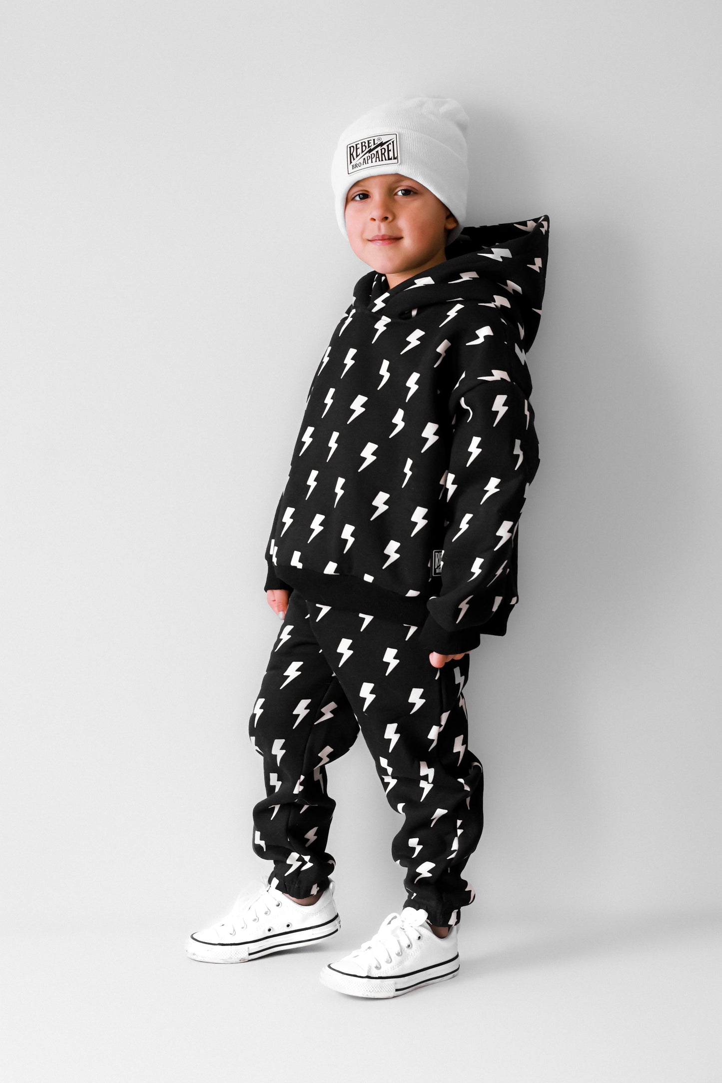 Fleece Hoodie + Sweatpants Set in Jagger