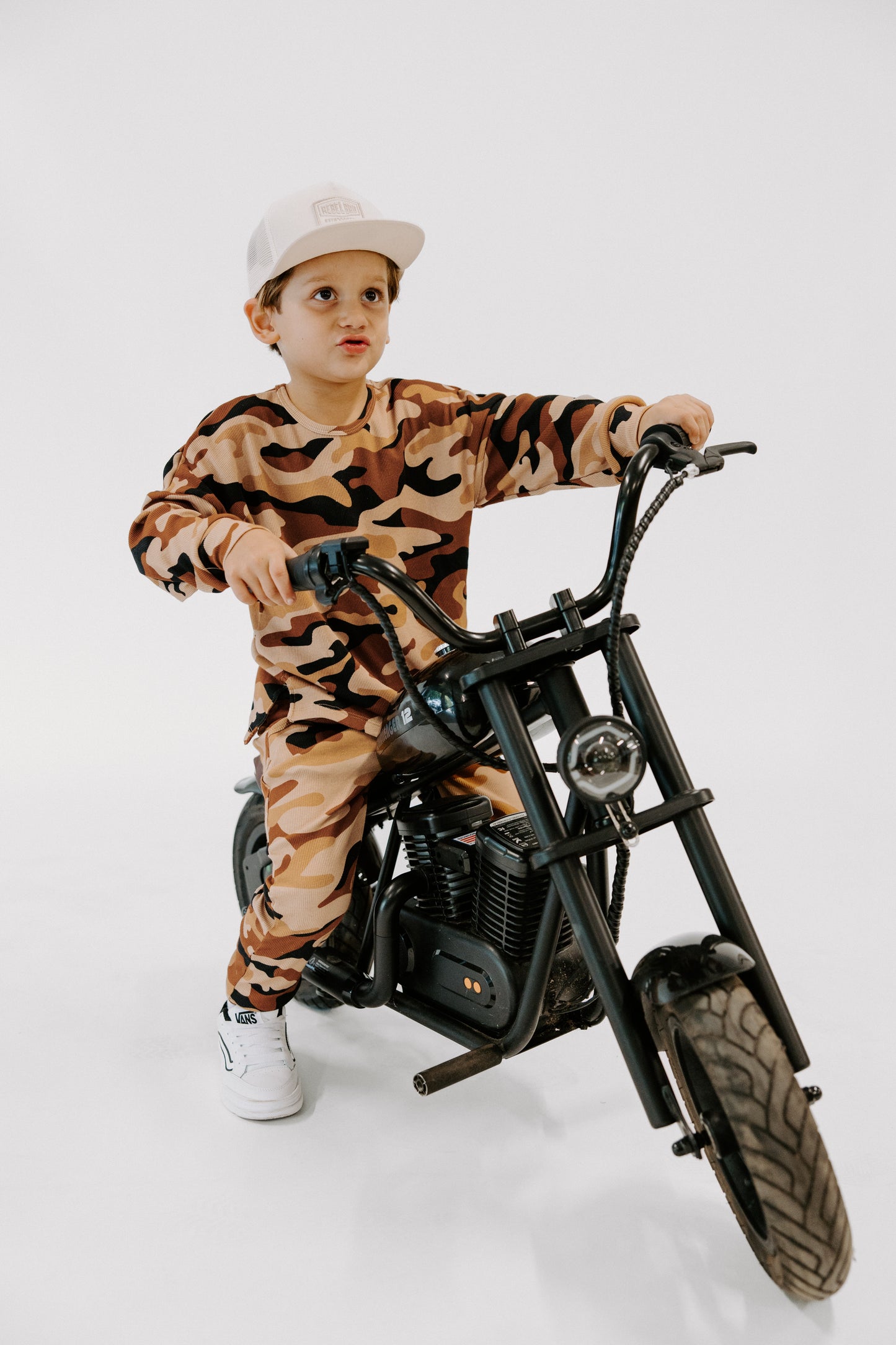 Organic Ribbed Set in Ranger