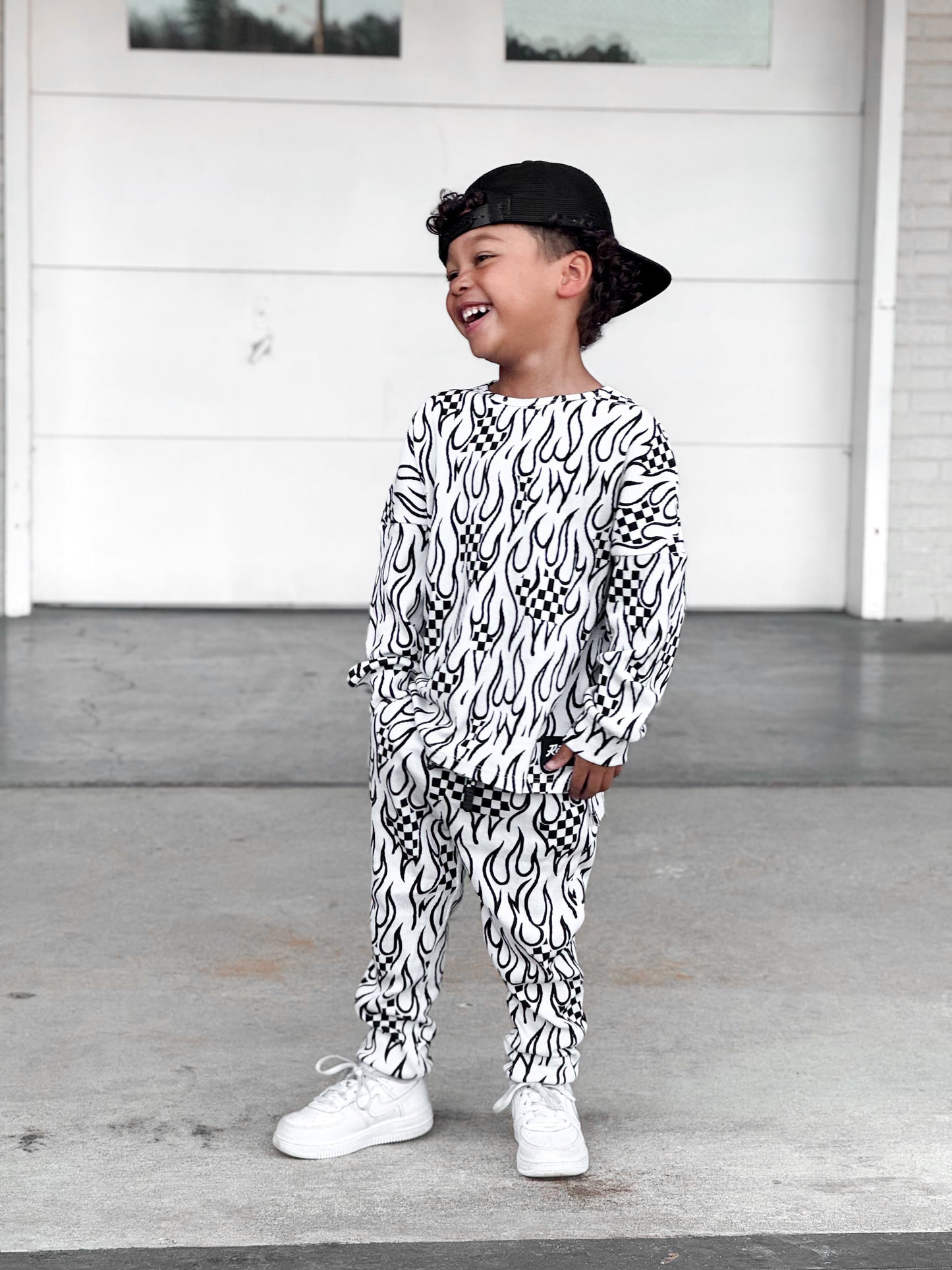 Organic Ribbed Set in Full Throttle