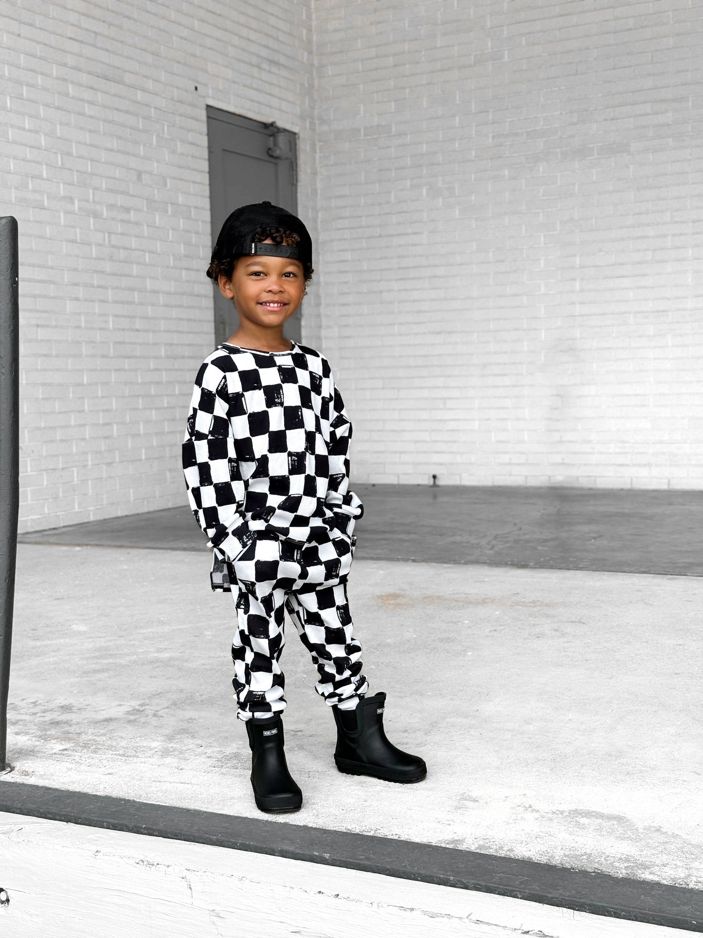 Organic Ribbed Set in Vintage Venice