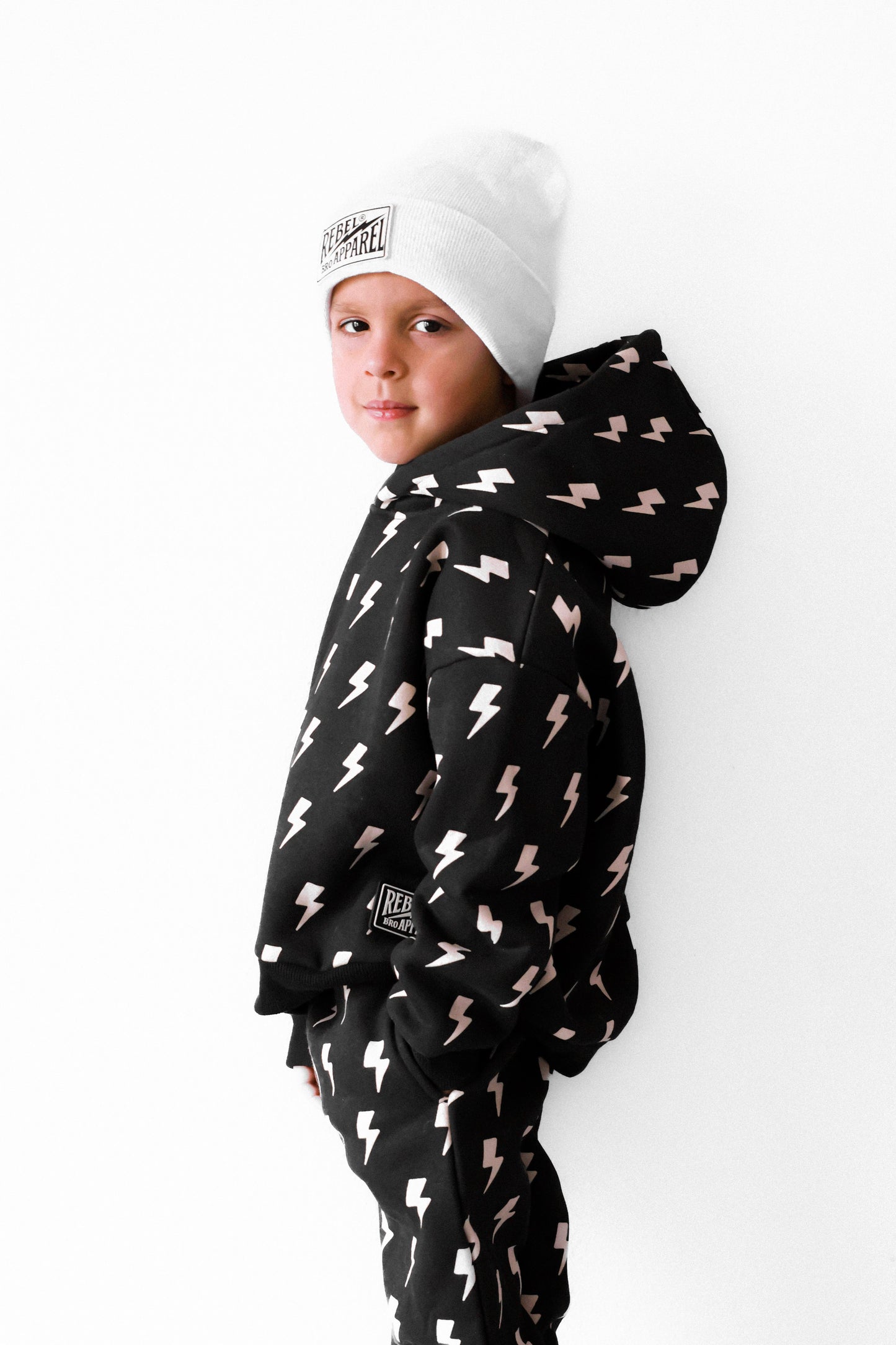 Fleece Hoodie + Sweatpants Set in Jagger