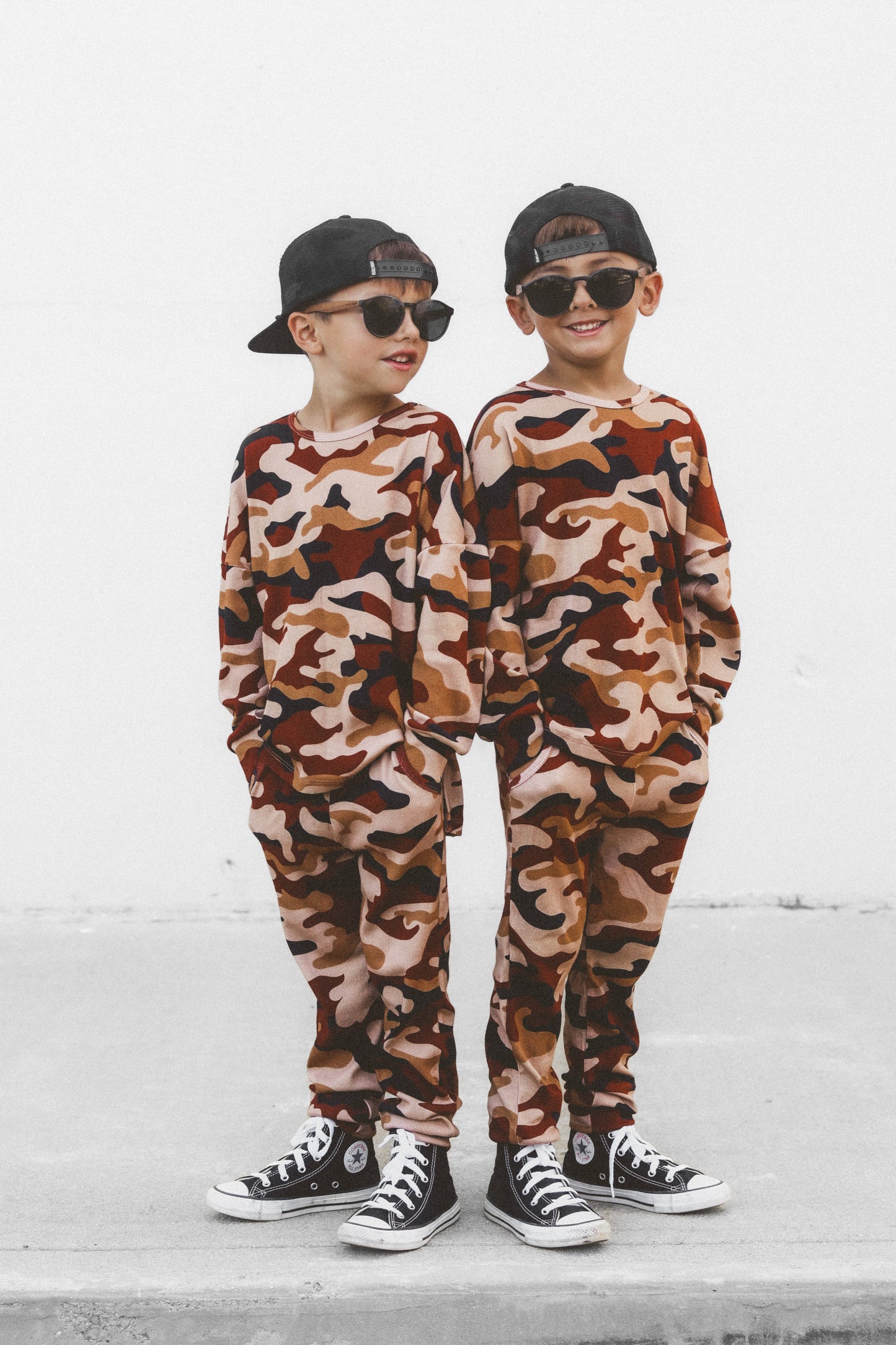 Organic Ribbed Set in Ranger