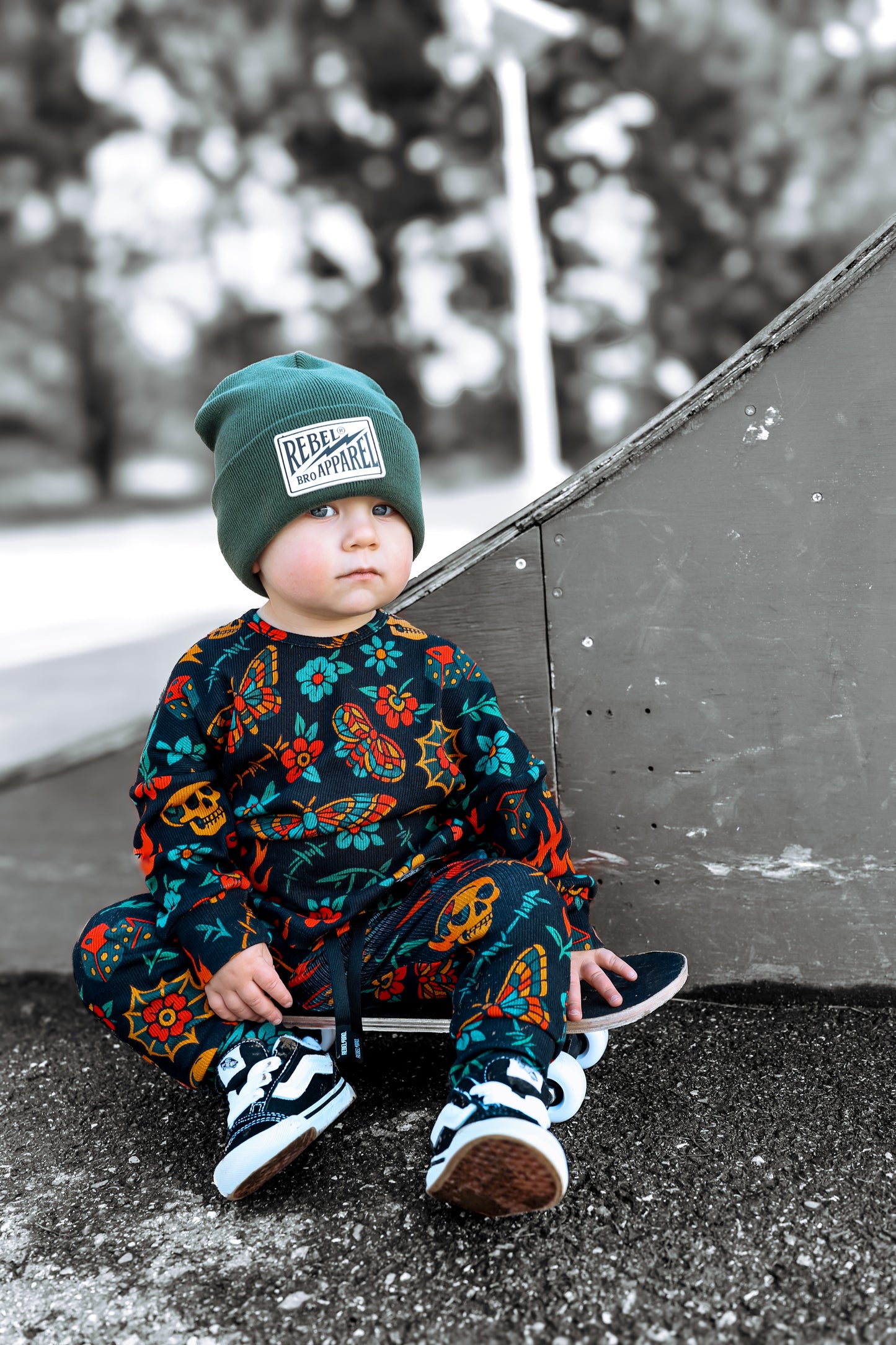 Organic Ribbed Set in Inkworks